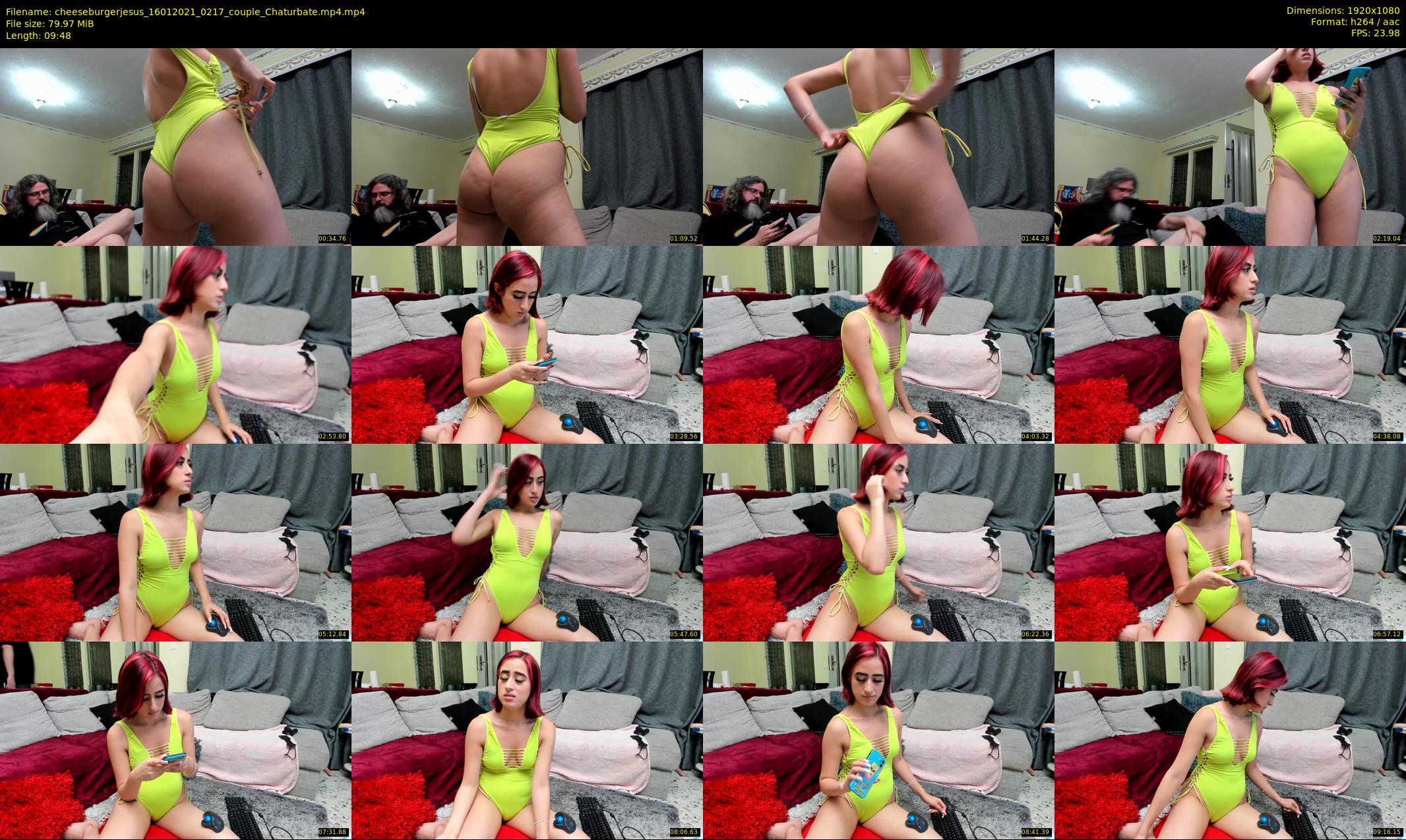 cheeseburgerjesus — 10 minute Chaturbate couple cam show recording, 1080p, Jan 16, 2021