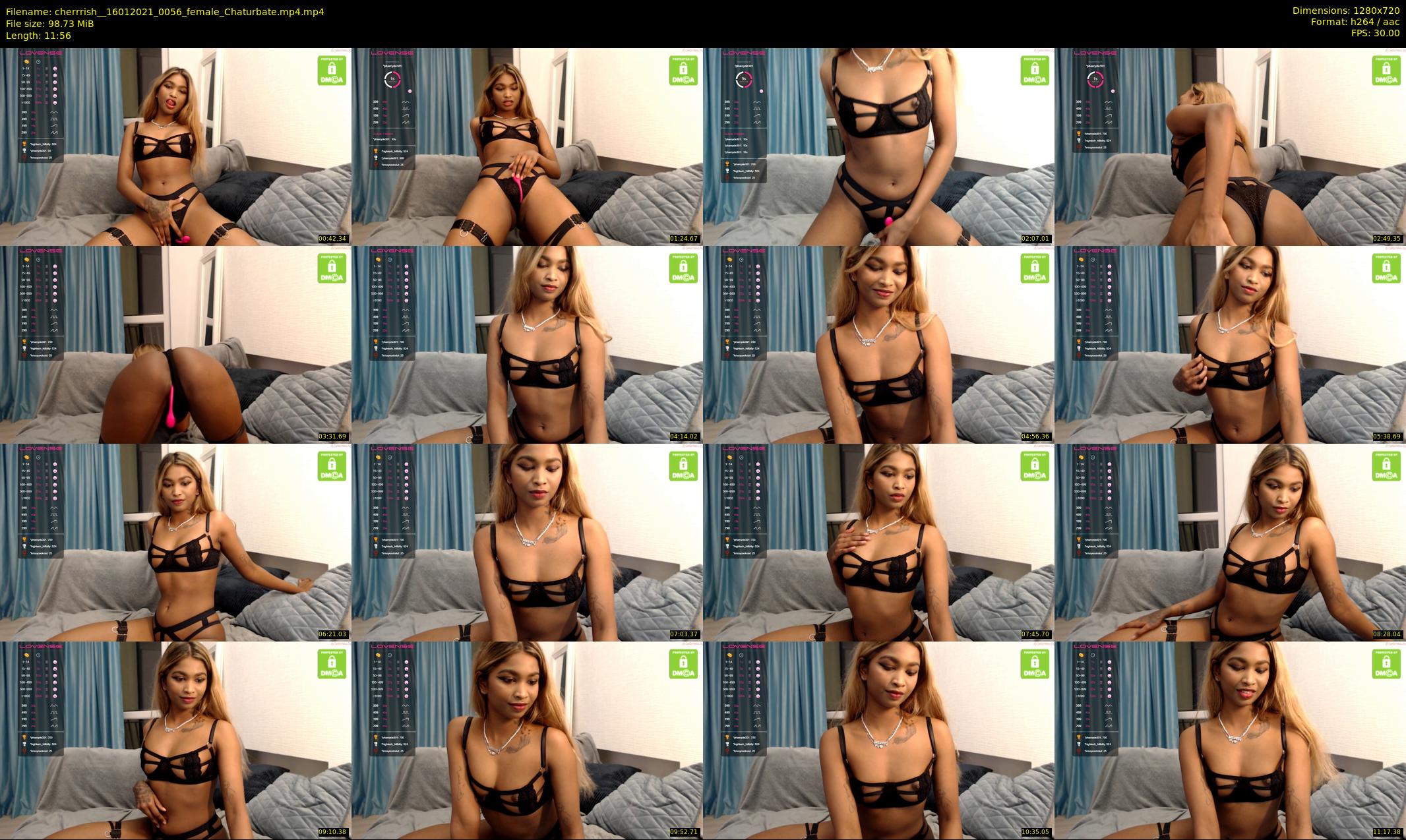 cherrrish_ — 12 minute Chaturbate female cam show recording, 720p, Jan 16, 2021