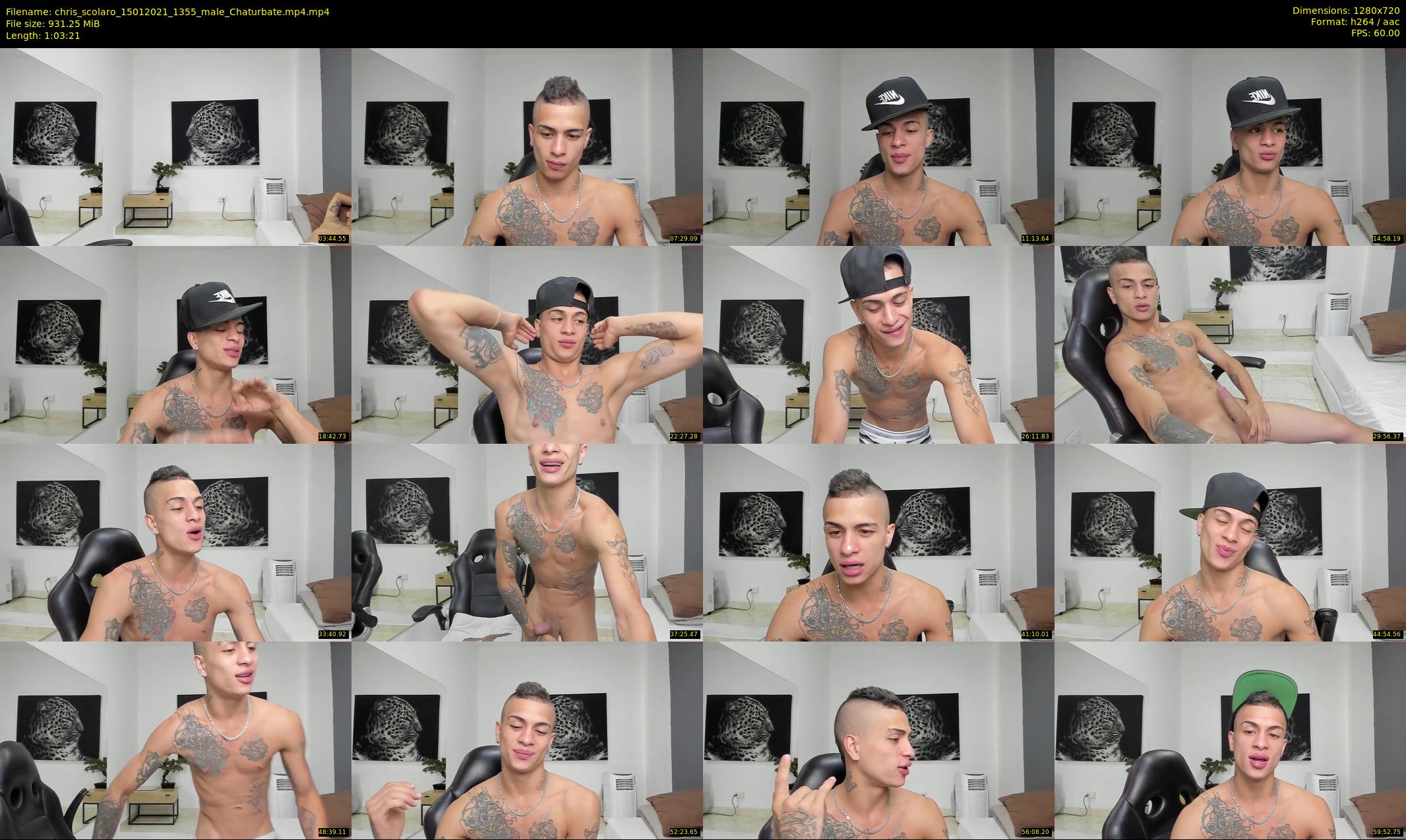 chris_scolaro — 64 minute Chaturbate male cam show recording, 720p, Jan 15, 2021