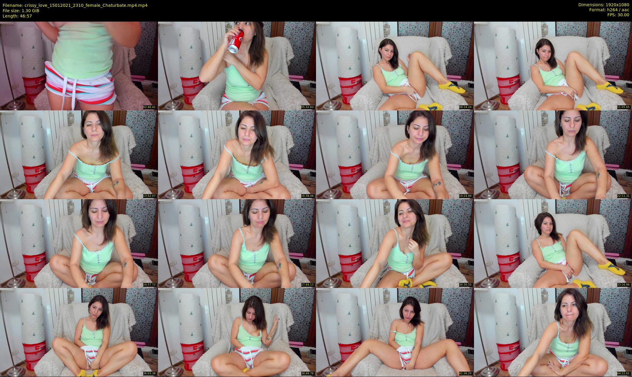 crissy_love — 47 minute Chaturbate female cam show recording, 1080p, Jan 15, 2021