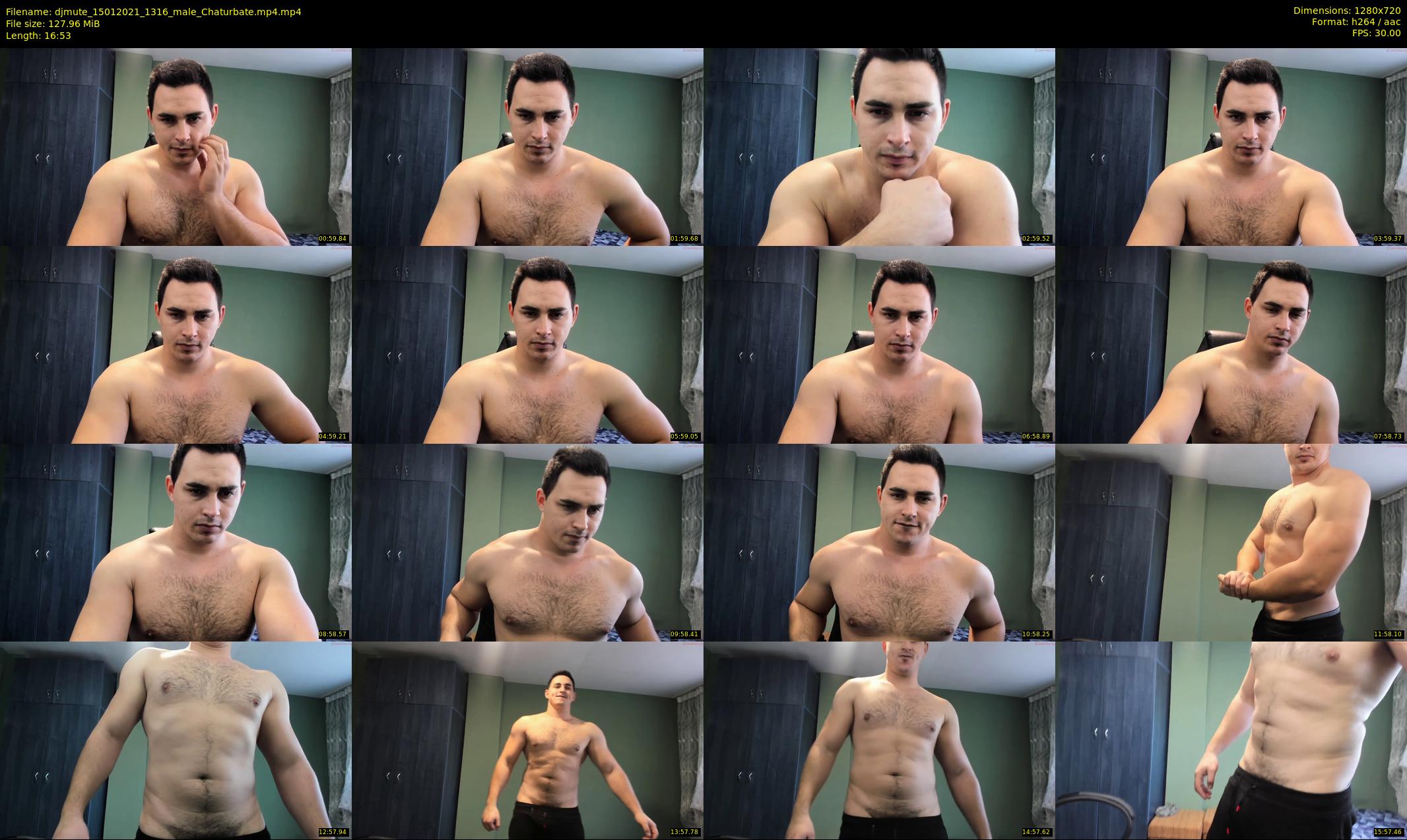 djmute — 17 minute Chaturbate male cam show recording, 720p, Jan 15, 2021