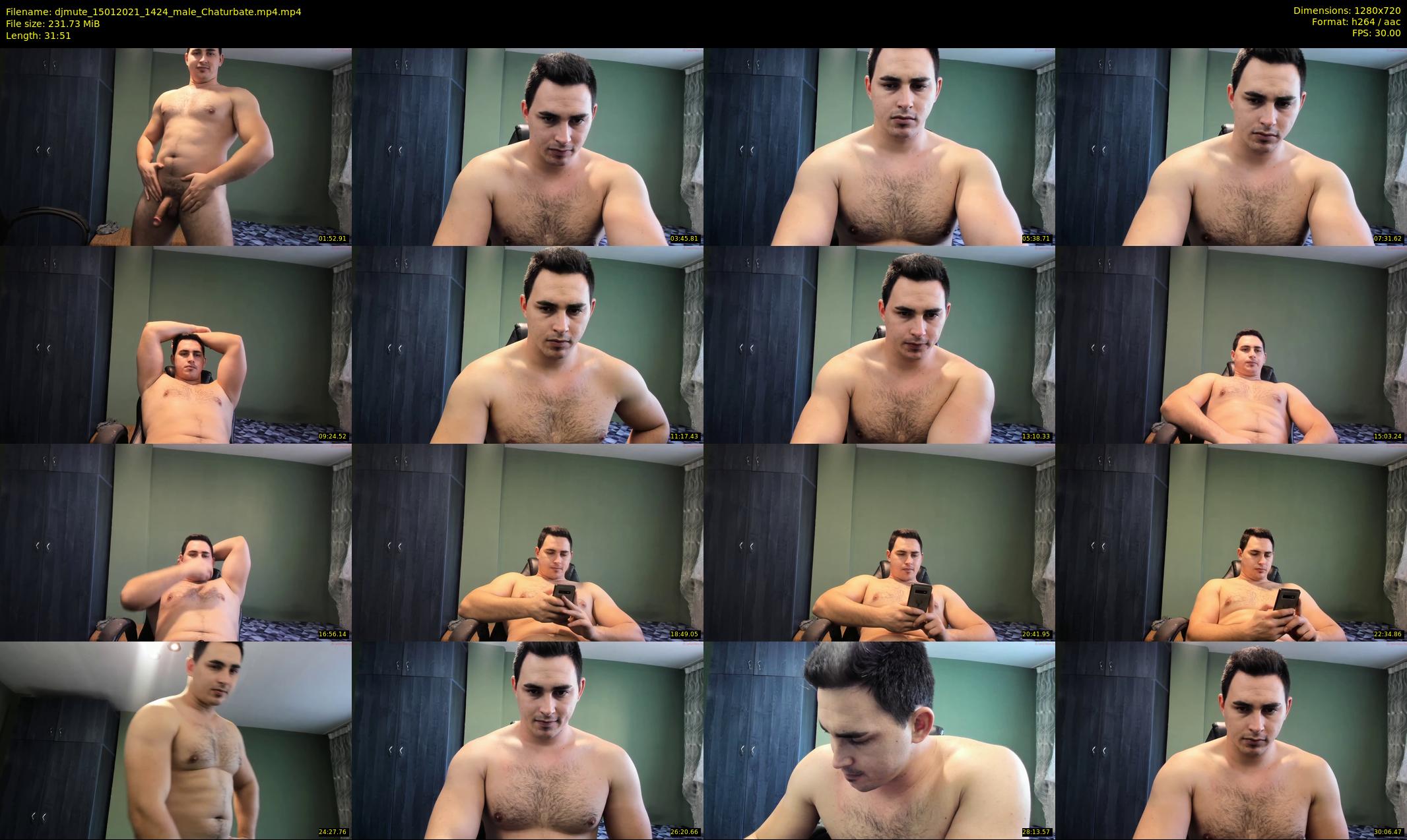 djmute — 32 minute Chaturbate male cam show recording, 720p, Jan 15, 2021