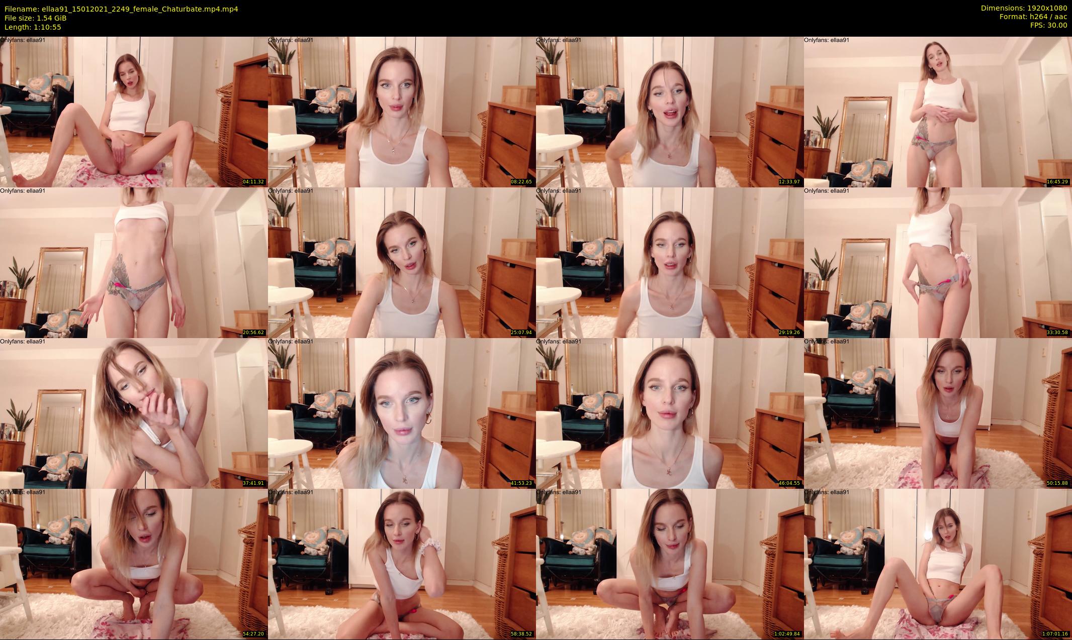 ellaa91 — 71 minute Chaturbate female cam show recording, 1080p, Jan 15, 2021