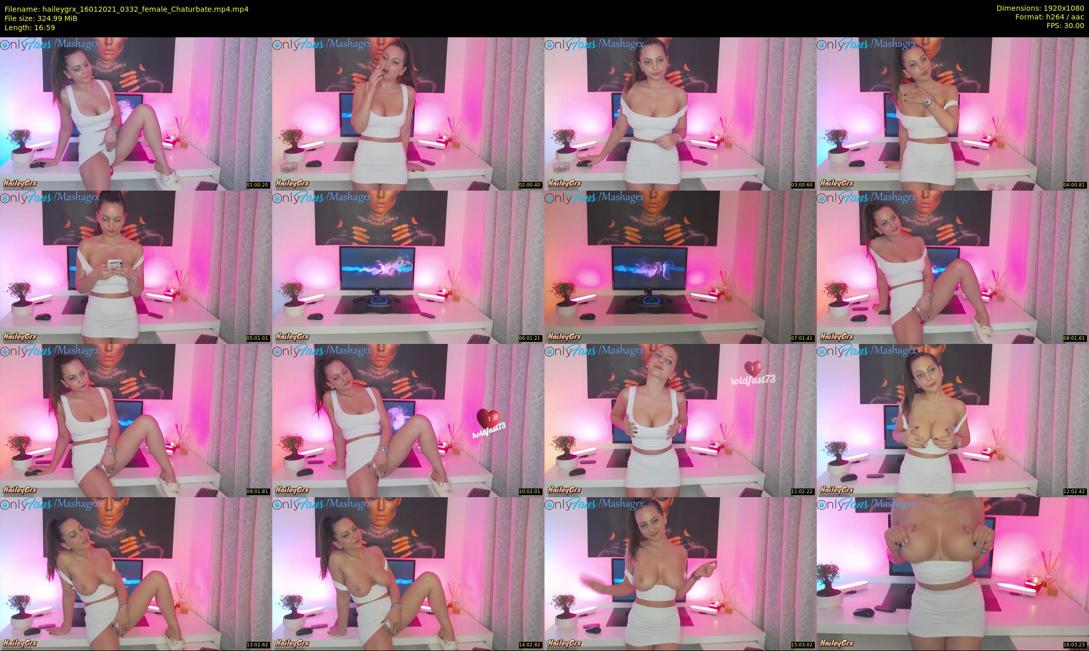 haileygrx — 17 minute Chaturbate female cam show recording, 1080p, Jan 16, 2021