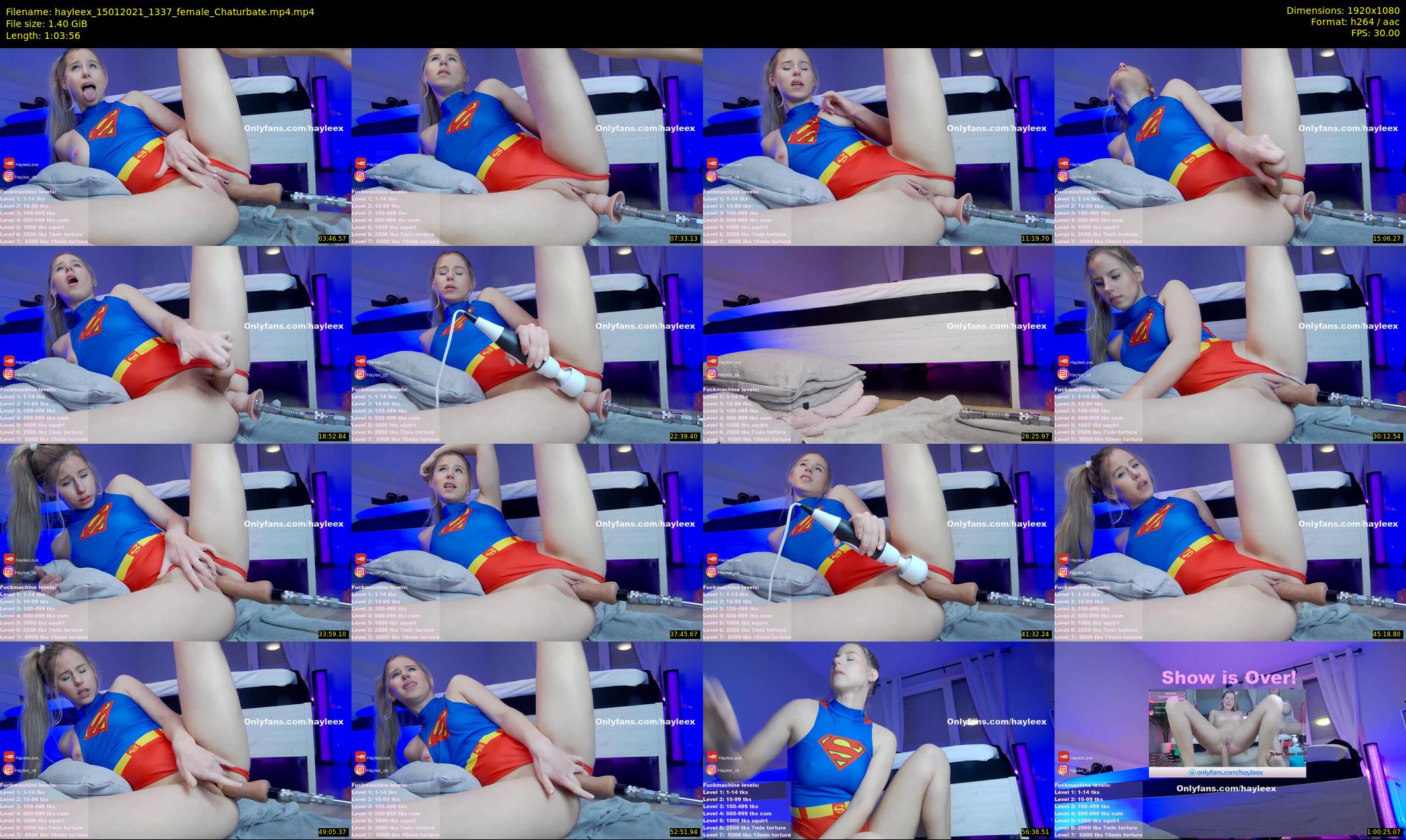 hayleex — 64 minute Chaturbate female cam show recording, 1080p, Jan 15, 2021