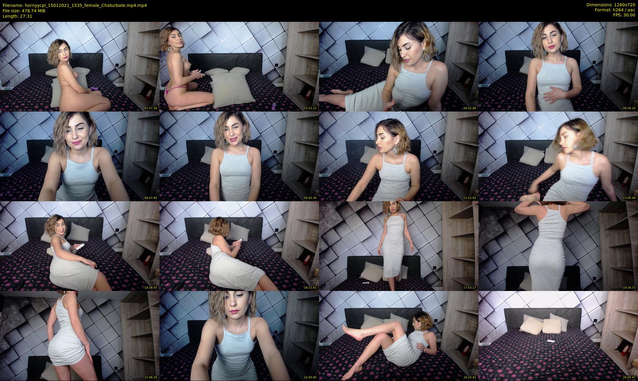 hornyycpl — 28 minute Chaturbate couple cam show recording, 720p, Jan 15, 2021