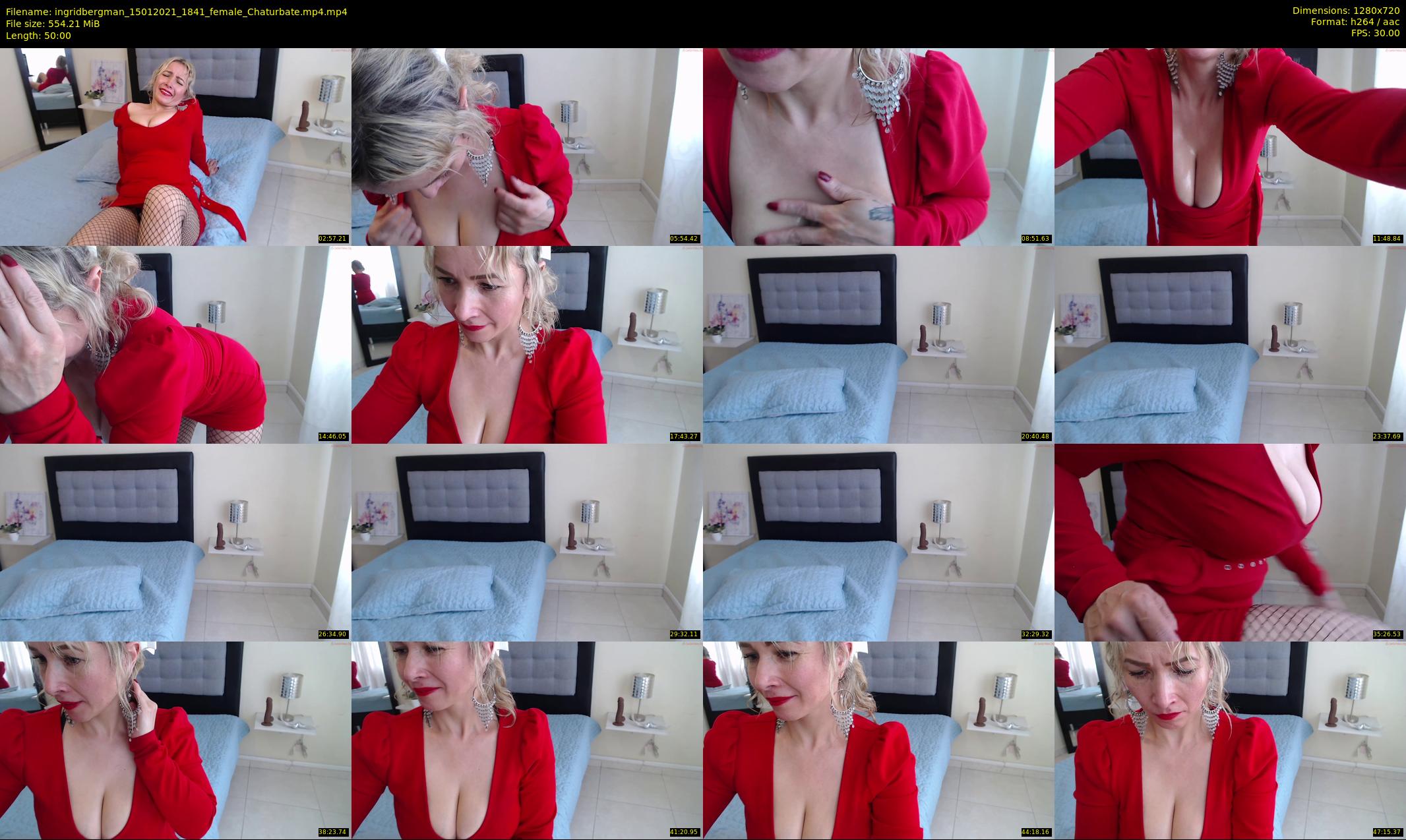 ingridbergman — 50 minute Chaturbate female cam show recording, 720p, Jan 15, 2021