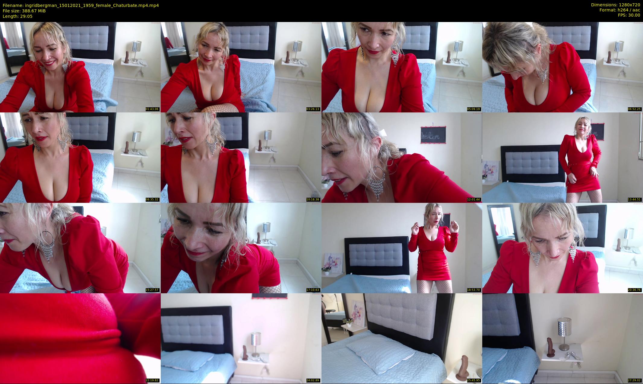 ingridbergman — 30 minute Chaturbate female cam show recording, 720p, Jan 15, 2021