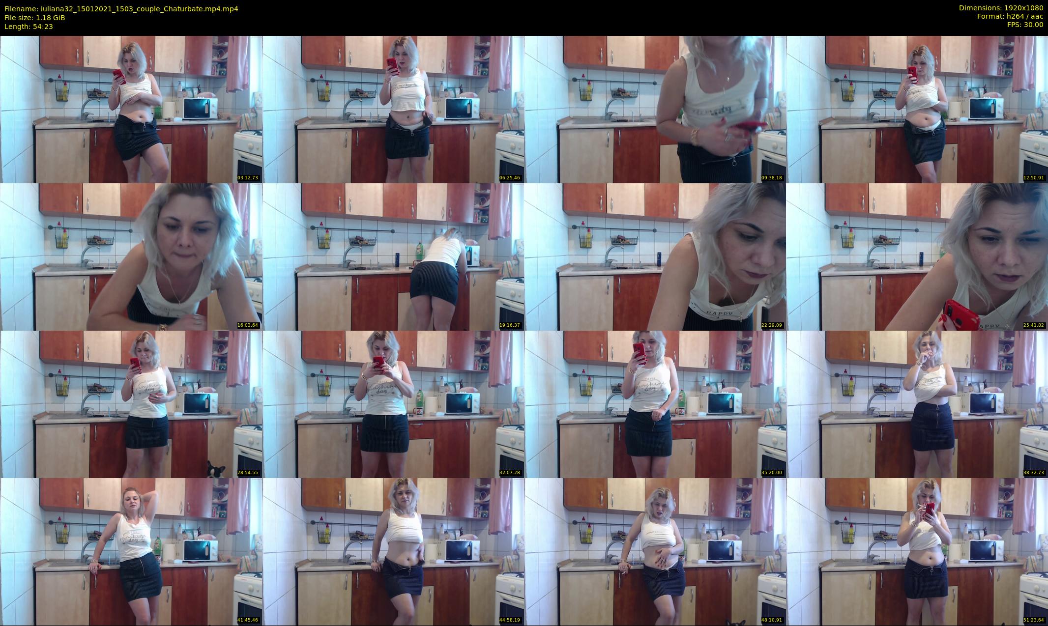 iuliana32 — 55 minute Chaturbate couple cam show recording, 1080p, Jan 15, 2021