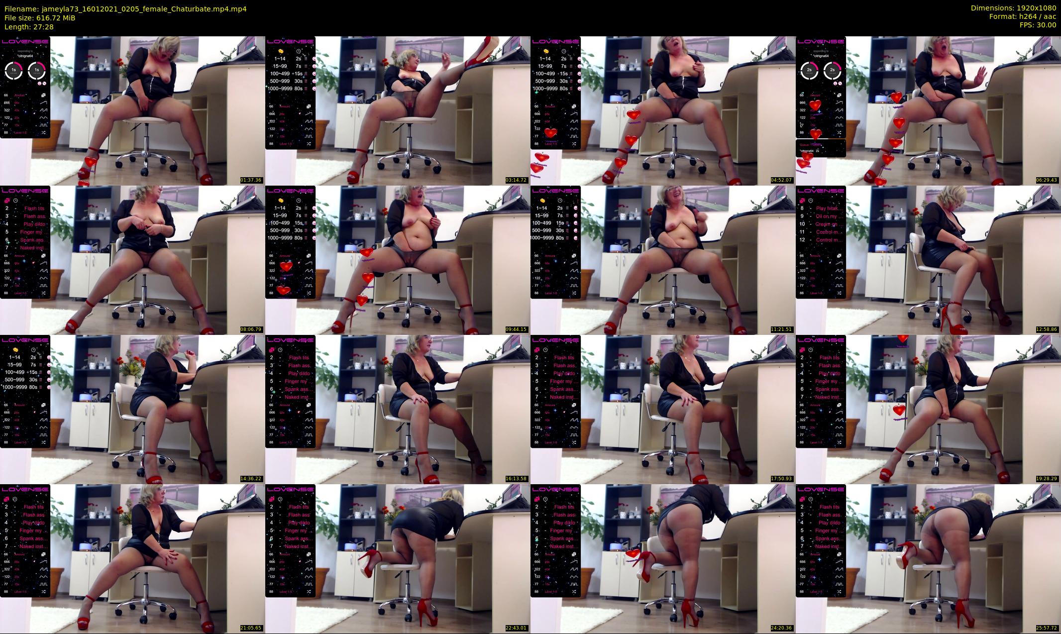 jameyla73 — 28 minute Chaturbate female cam show recording, 1080p, Jan 16, 2021