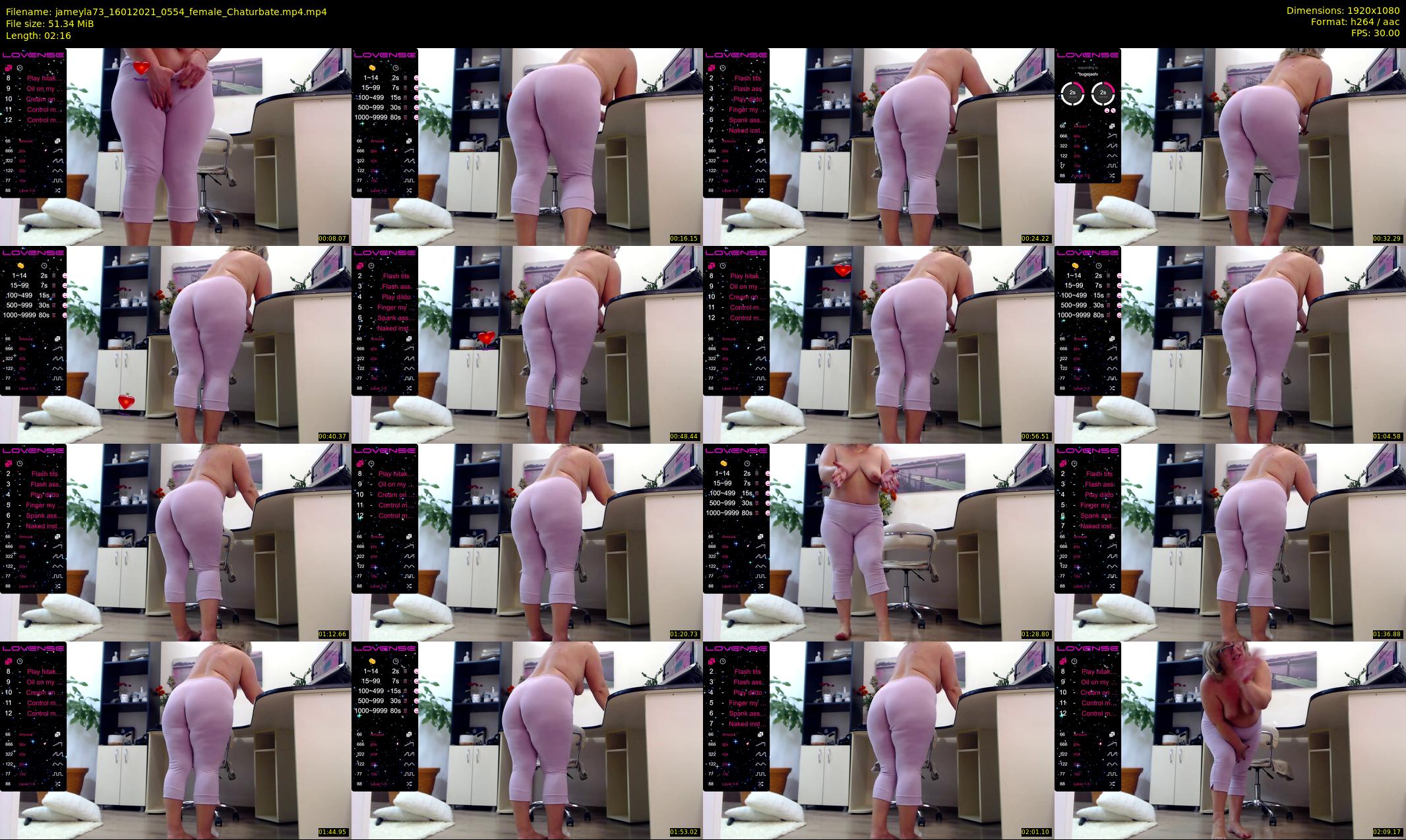 jameyla73 — 3 minute Chaturbate female cam show recording, 1080p, Jan 16, 2021