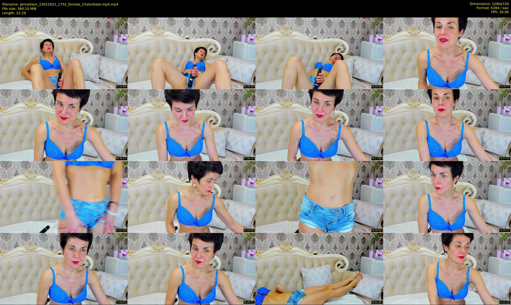 jennalison — 23 minute Chaturbate female cam show recording, 720p, Jan 15, 2021
