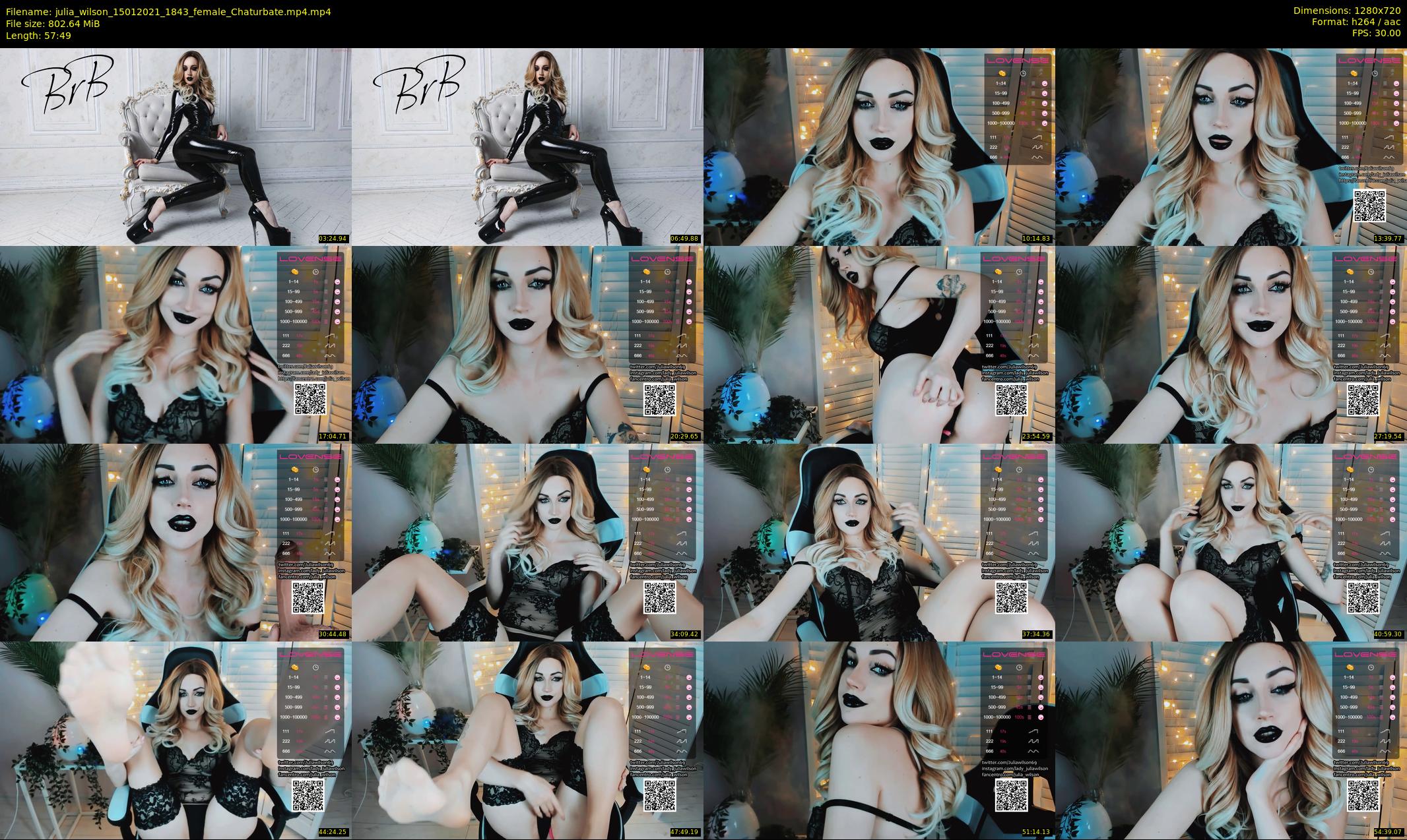 julia_wilson — 58 minute Chaturbate female cam show recording, 720p, Jan 15, 2021