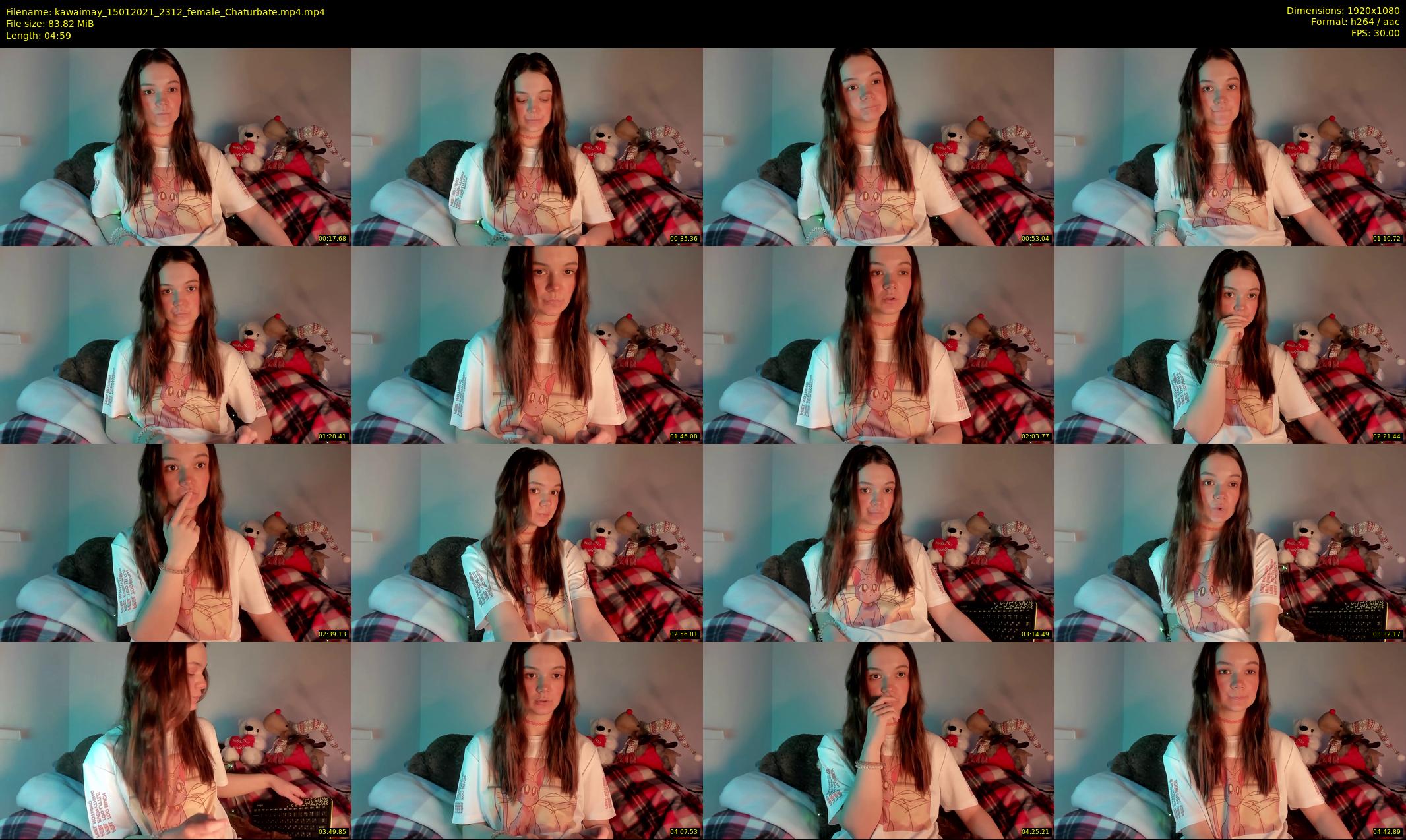 kawaimay — 5 minute Chaturbate female cam show recording, 1080p, Jan 15, 2021