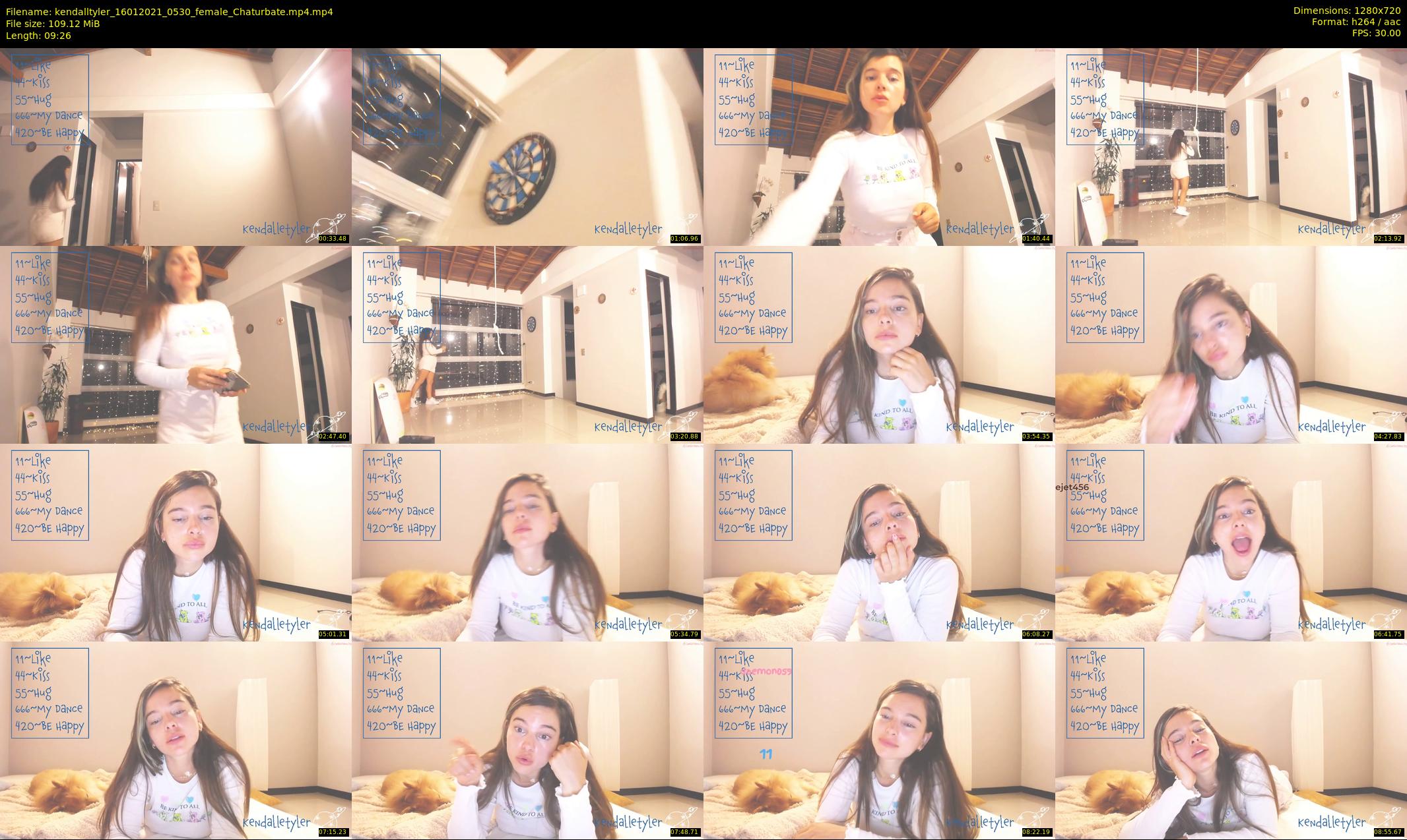 kendalltyler — 10 minute Chaturbate female cam show recording, 720p, Jan 16, 2021