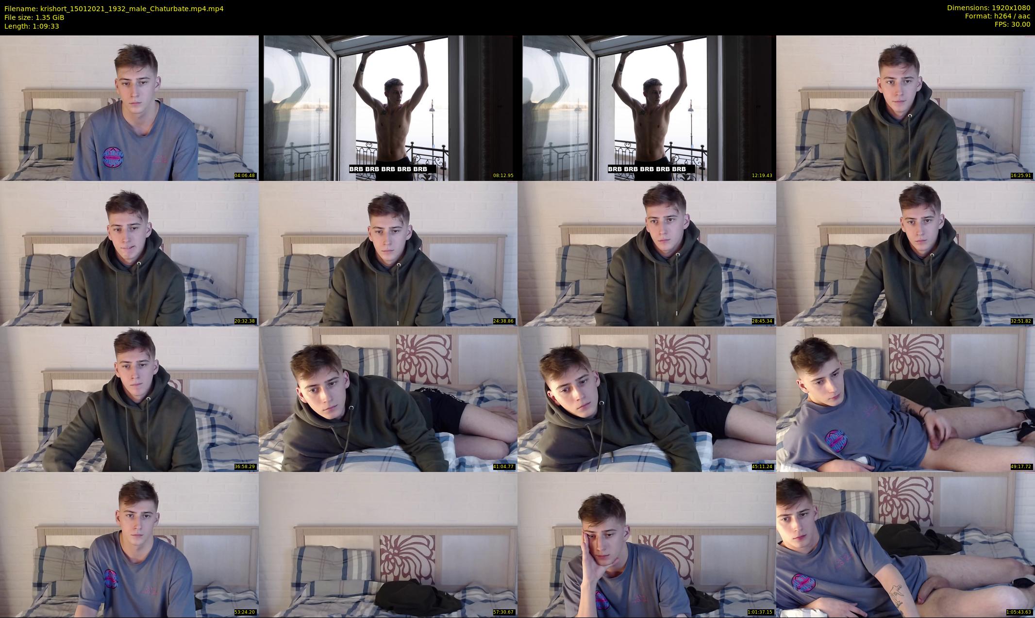 krishort — 70 minute Chaturbate male cam show recording, 1080p, Jan 15, 2021