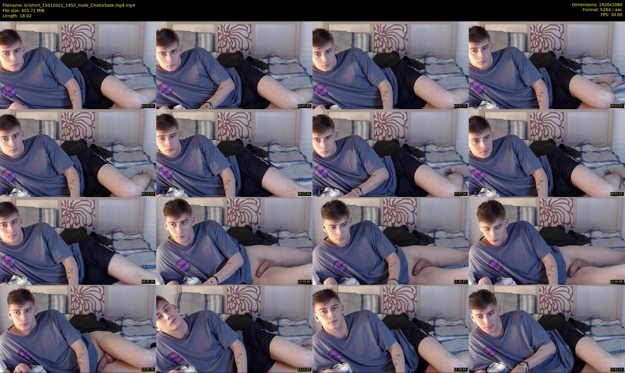 krishort — 19 minute Chaturbate male cam show recording, 1080p, Jan 15, 2021