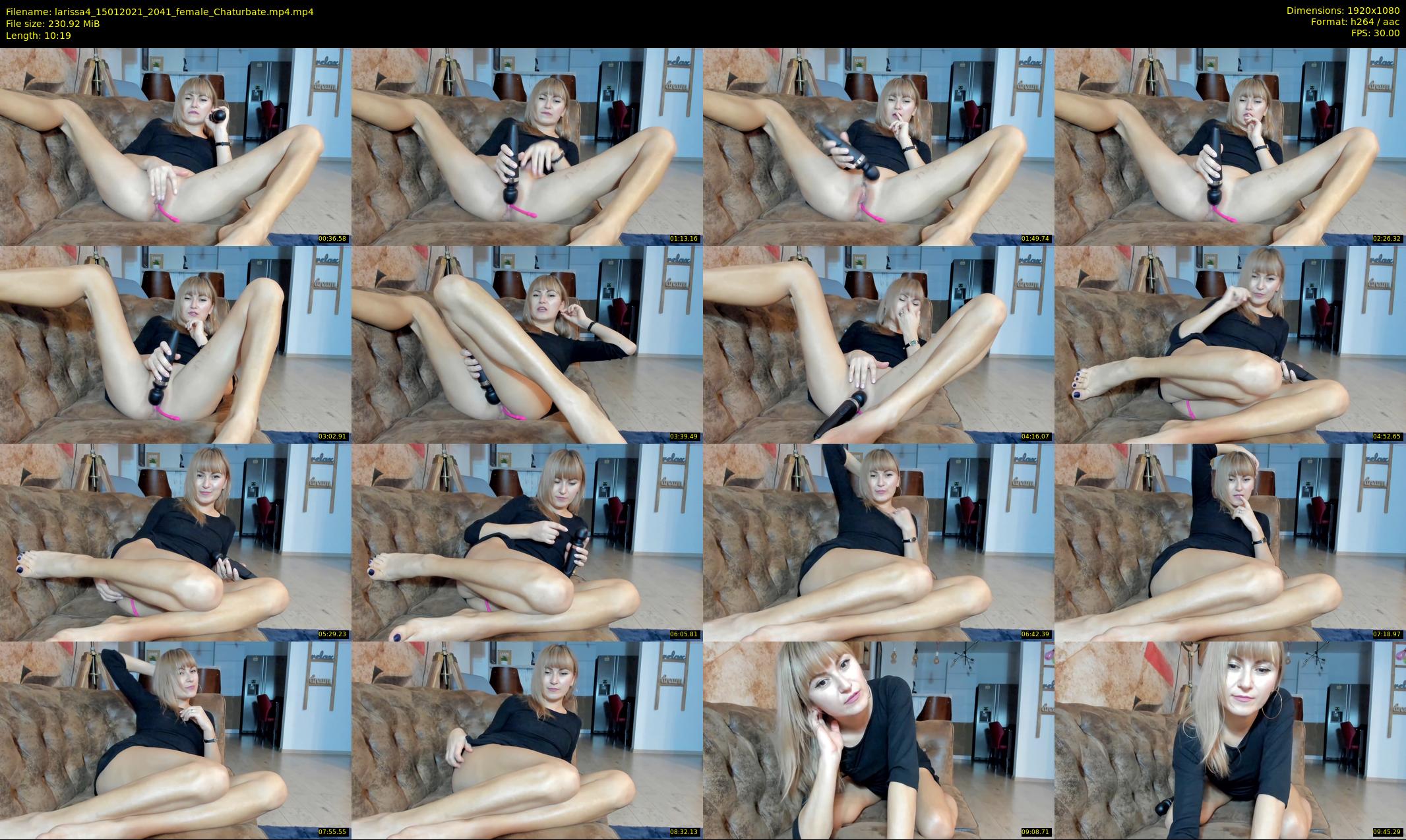 larissa4 — 11 minute Chaturbate female cam show recording, 1080p, Jan 15, 2021