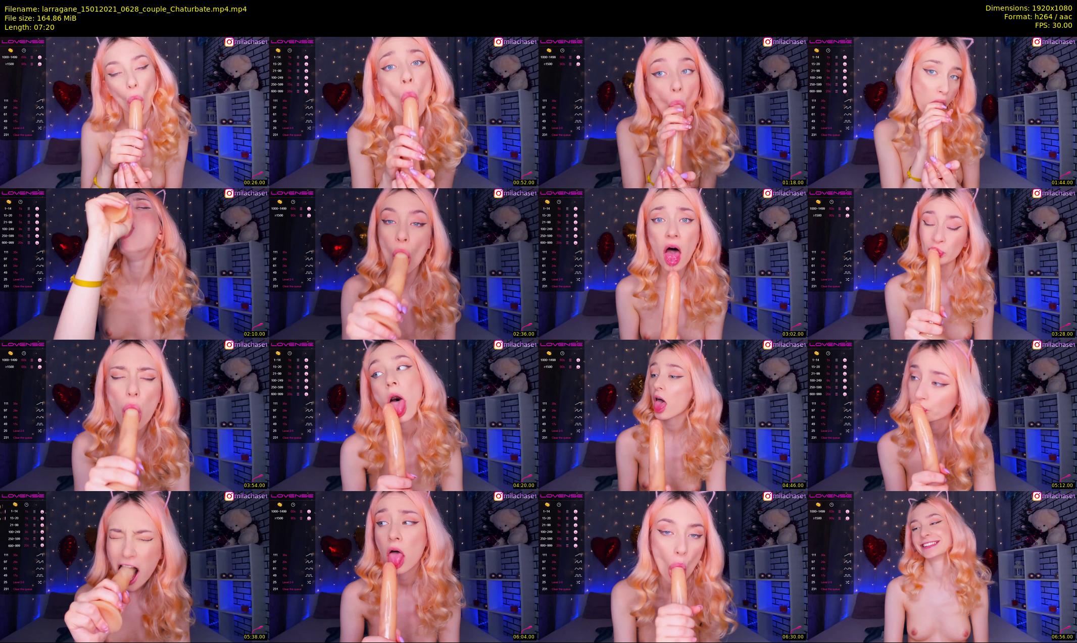 larragane — 8 minute Chaturbate couple cam show recording, 1080p, Jan 15, 2021