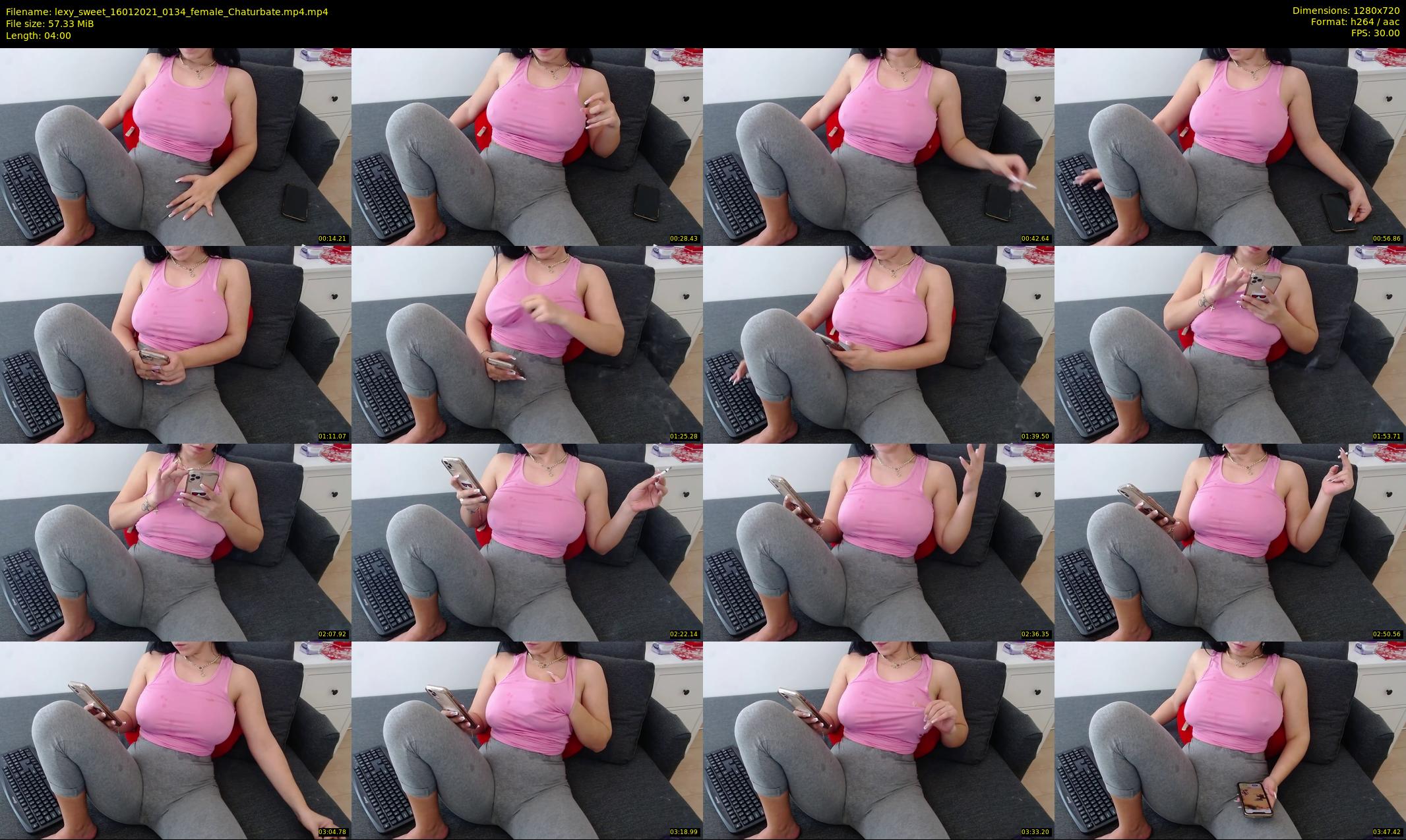 lexy_sweet — 4 minute Chaturbate female cam show recording, 720p, Jan 16, 2021