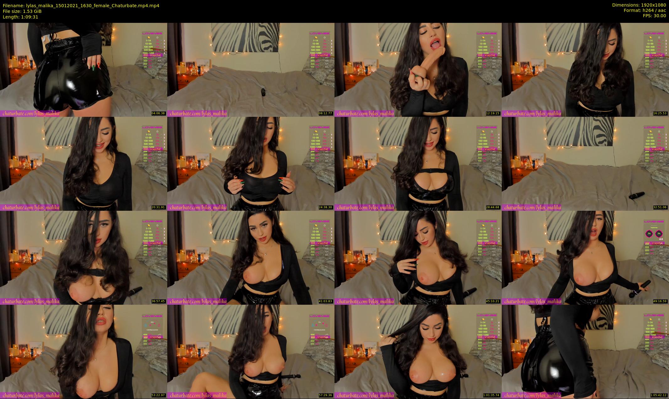 lylas_malika — 70 minute Chaturbate female cam show recording, 1080p, Jan 15, 2021
