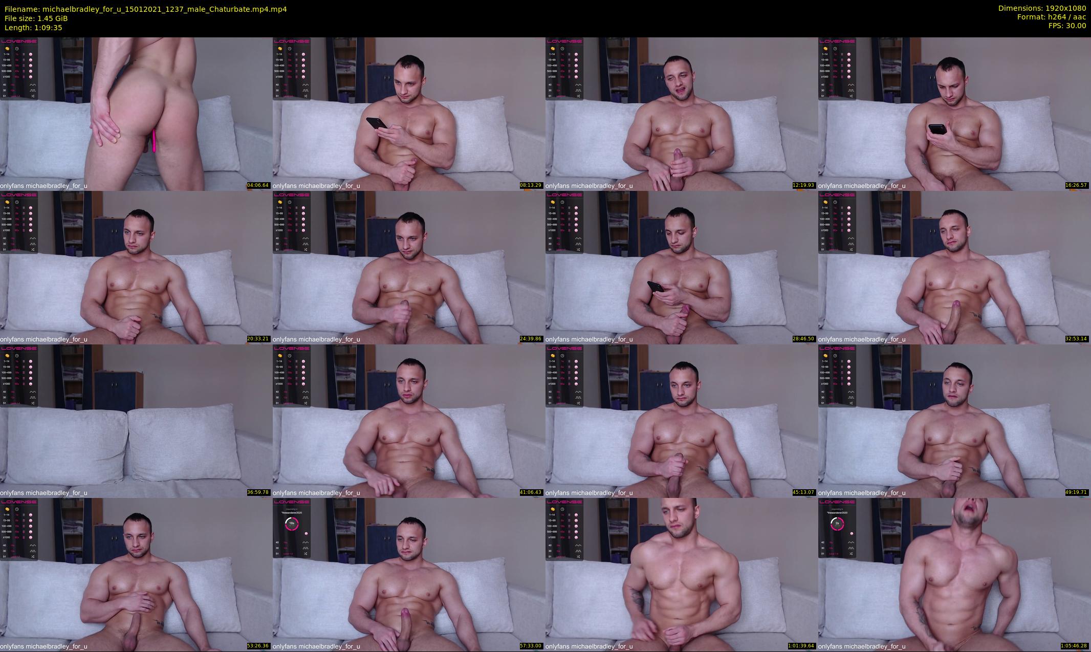 michaelbradley_for_u — 70 minute Chaturbate male cam show recording, 1080p, Jan 15, 2021