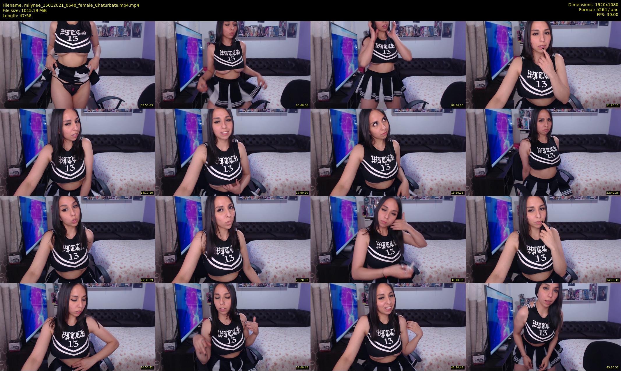 milynee — 48 minute Chaturbate female cam show recording, 1080p, Jan 15, 2021
