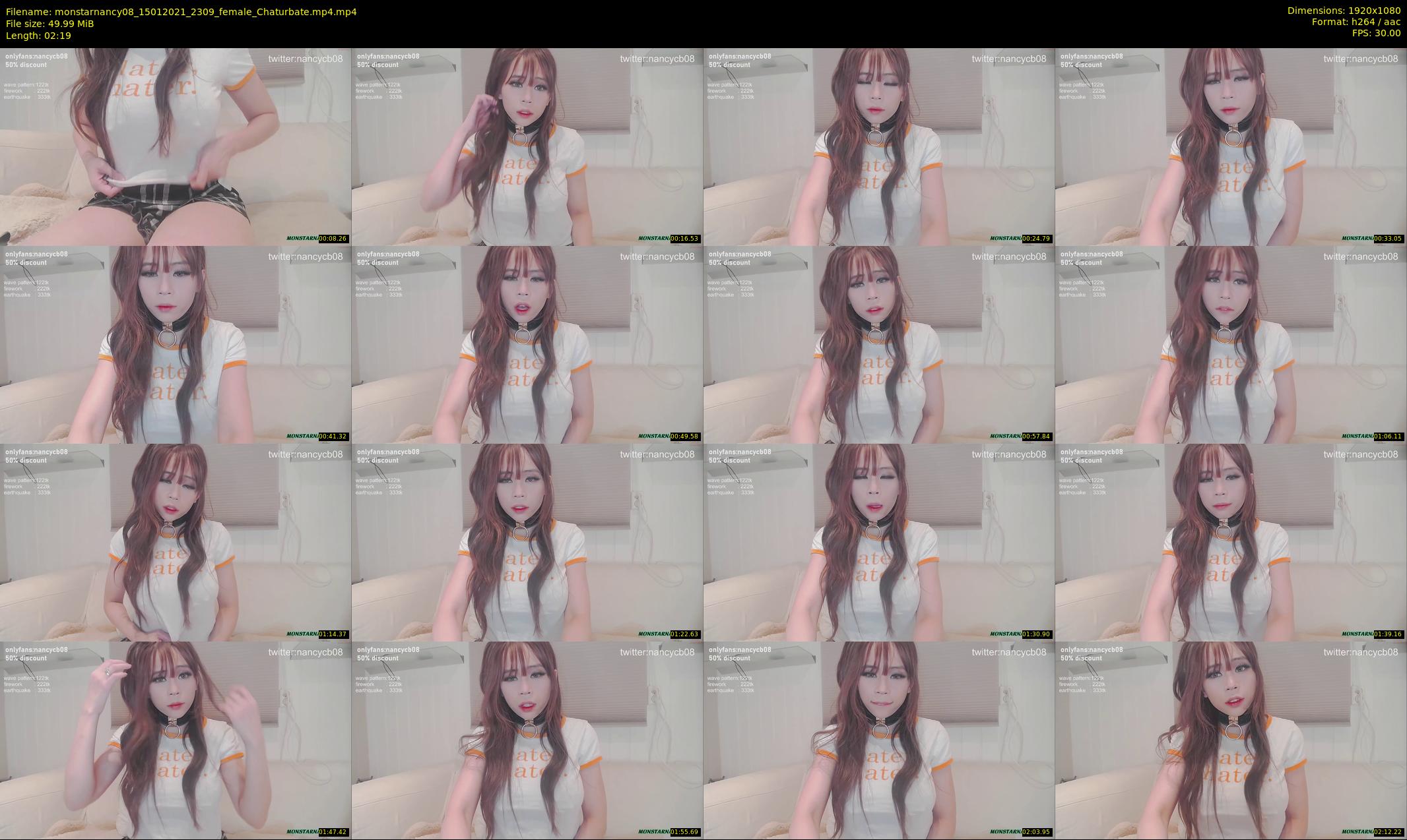 monstarnancy08 — 3 minute Chaturbate female cam show recording, 1080p, Jan 15, 2021