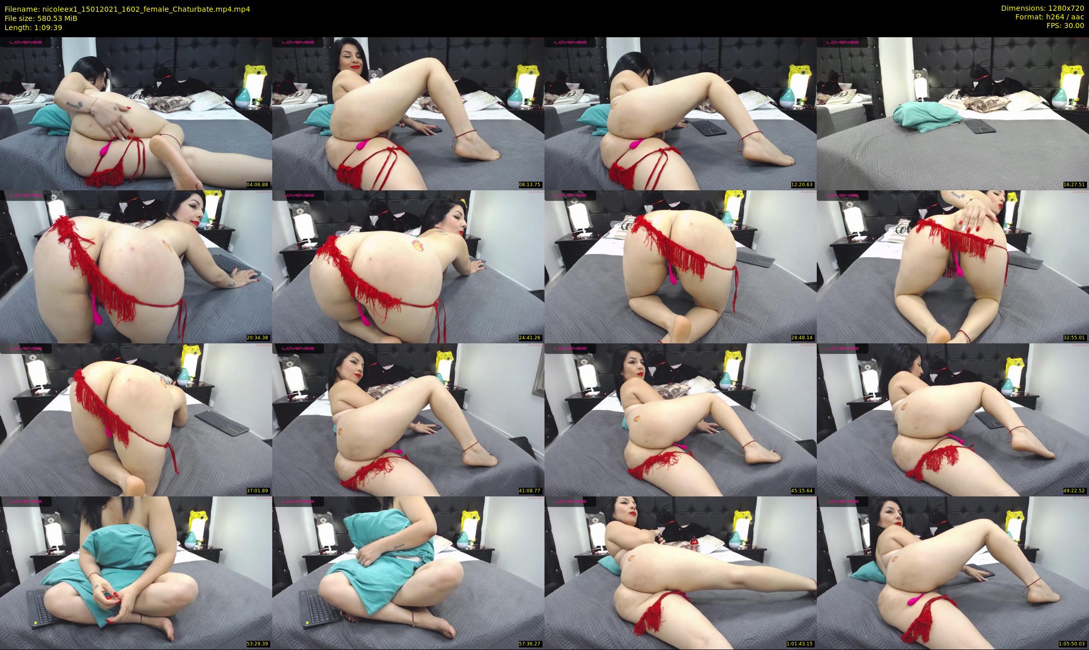 nicoleex1 — 70 minute Chaturbate female cam show recording, 720p, Jan 15, 2021