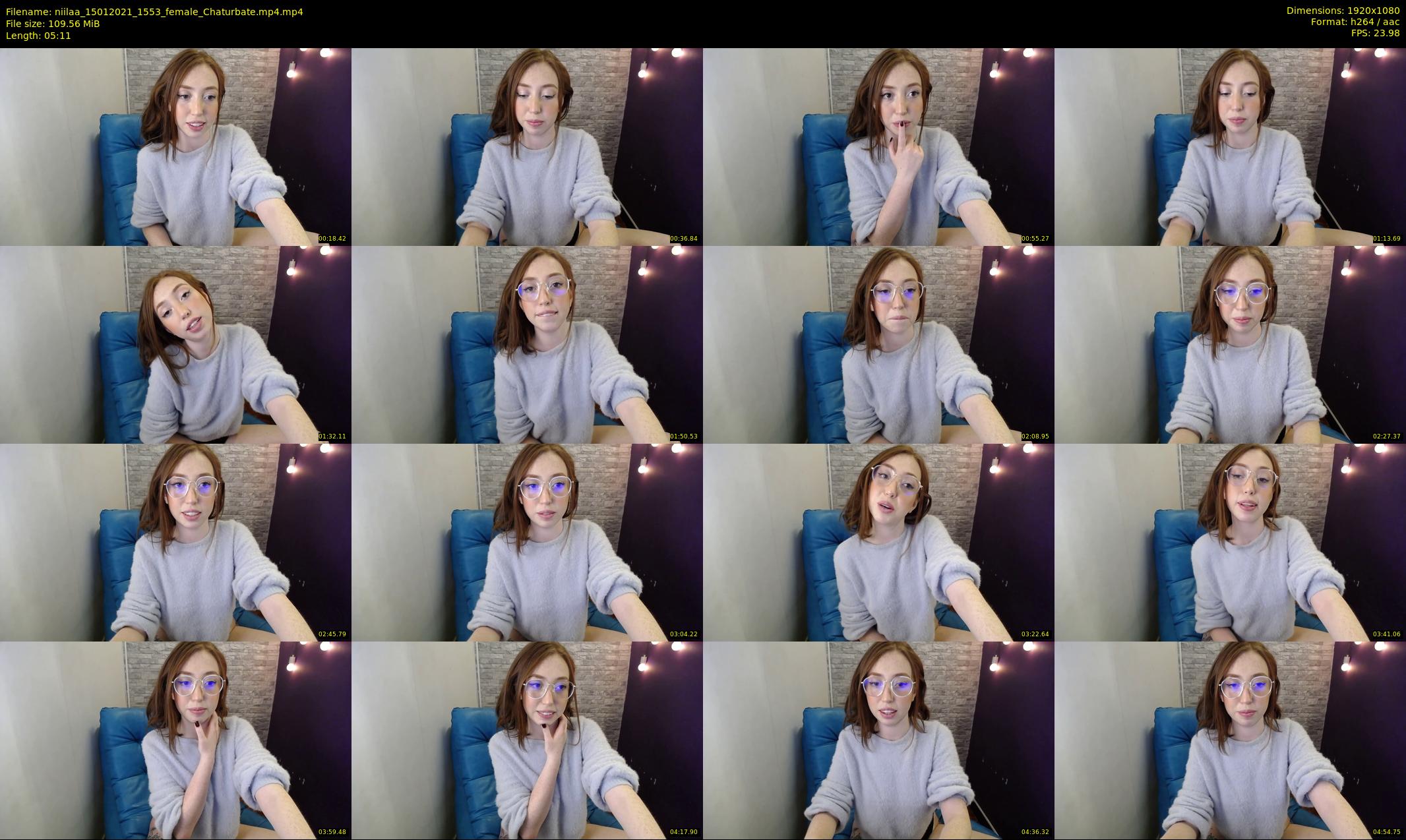 niilaa — 6 minute Chaturbate female cam show recording, 1080p, Jan 15, 2021