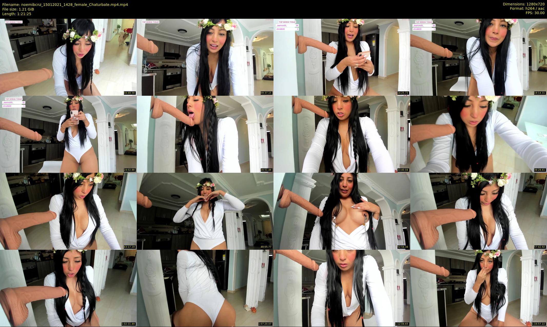 noemibcnz — 82 minute Chaturbate couple cam show recording, 720p, Jan 15, 2021