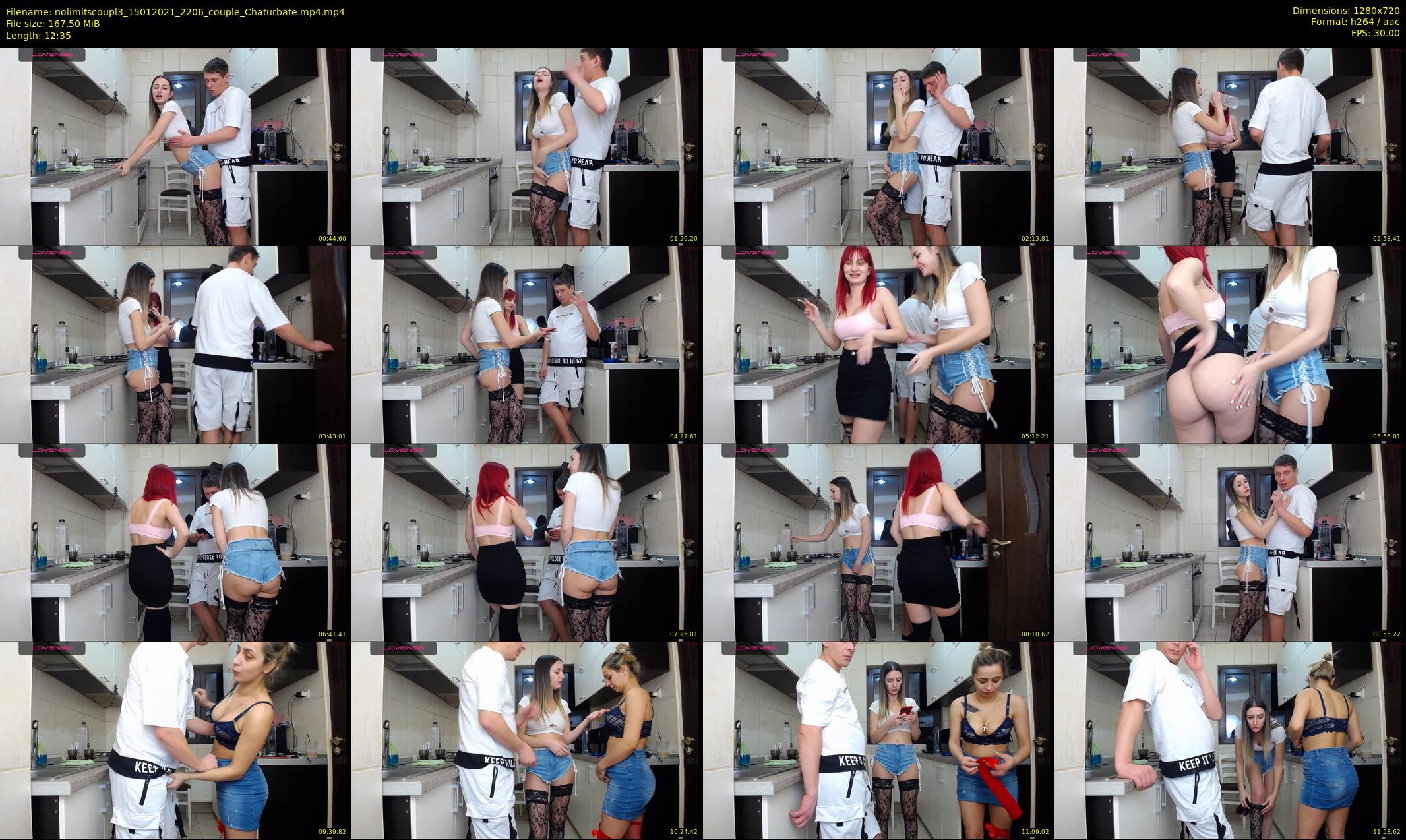 nolimitscoupl3 — 13 minute Chaturbate couple cam show recording, 720p, Jan 15, 2021