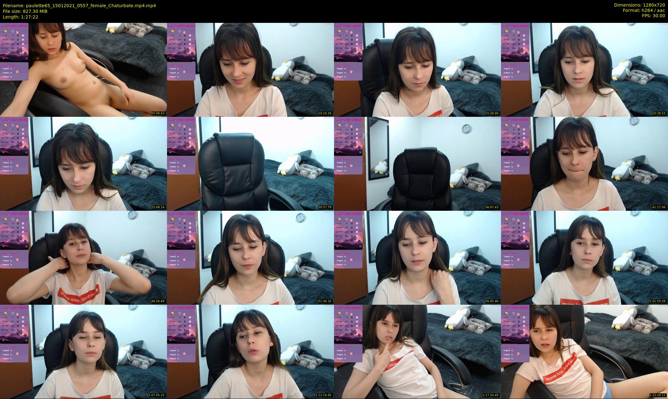 paulette65 — 88 minute Chaturbate female cam show recording, 720p, Jan 15, 2021