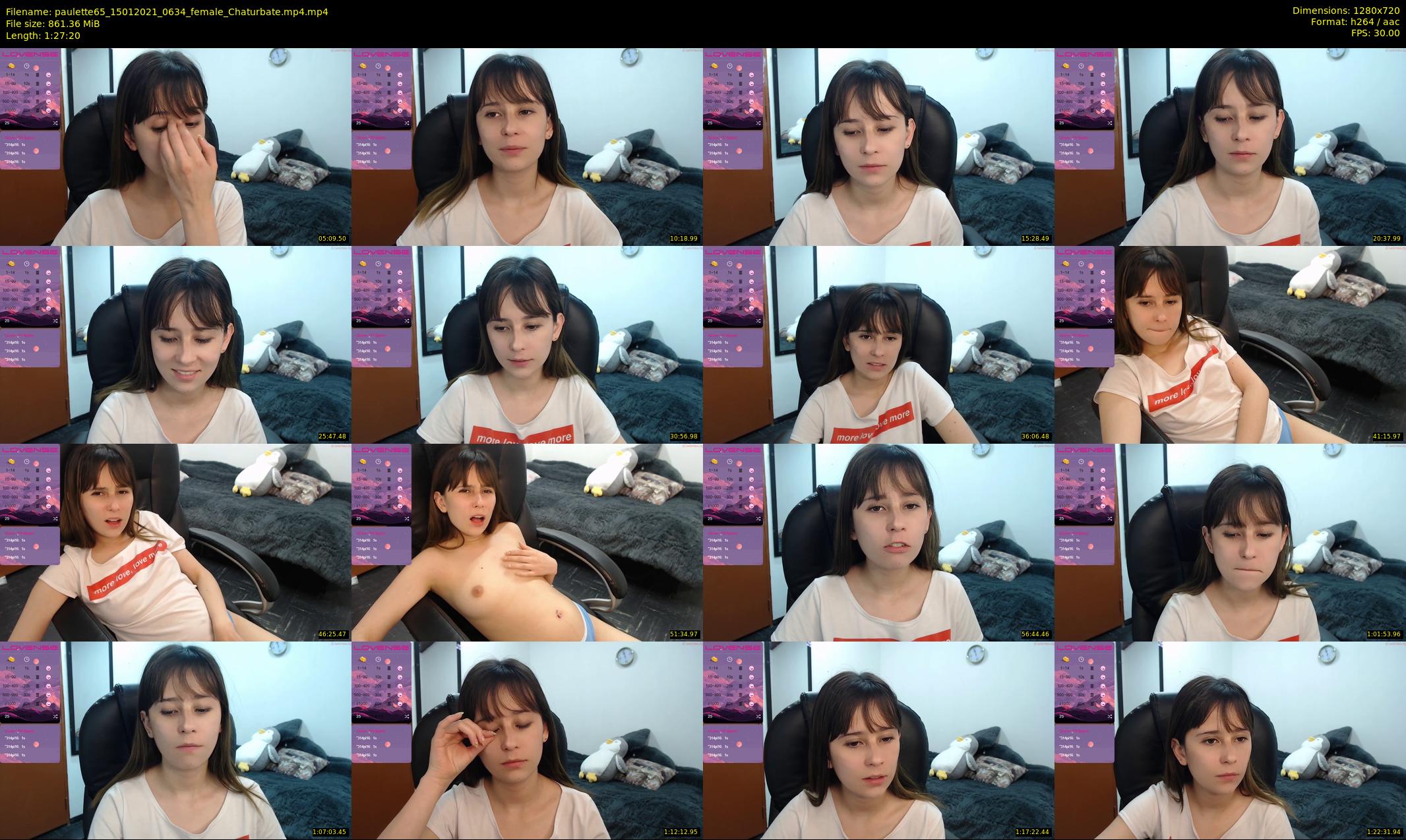 paulette65 — 88 minute Chaturbate female cam show recording, 720p, Jan 15, 2021