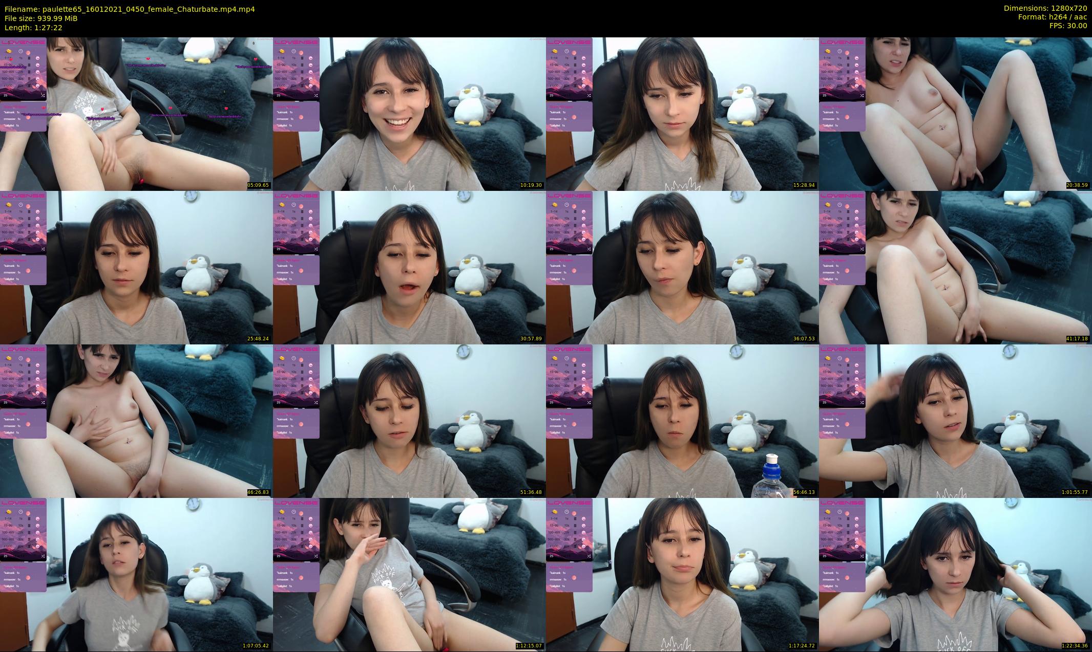 paulette65 — 88 minute Chaturbate female cam show recording, 720p, Jan 16, 2021