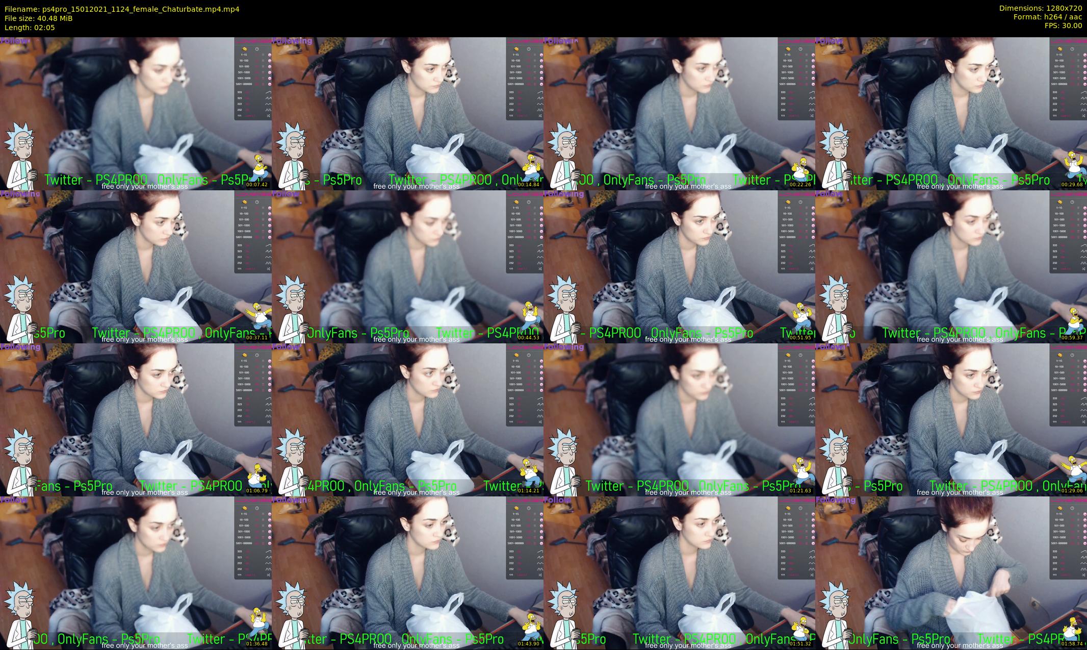 ps4pro — 3 minute Chaturbate female cam show recording, 720p, Jan 15, 2021