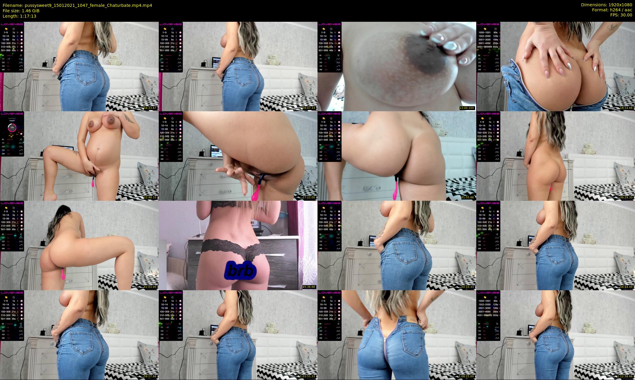 pussysweet9 — 78 minute Chaturbate female cam show recording, 1080p, Jan 15, 2021