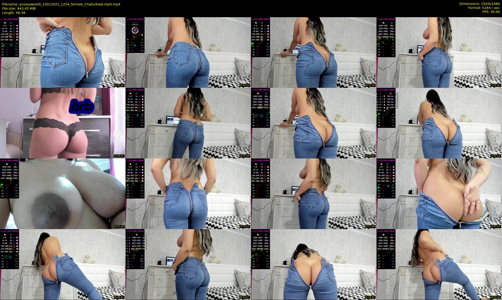 pussysweet9 — 47 minute Chaturbate female cam show recording, 1080p, Jan 15, 2021