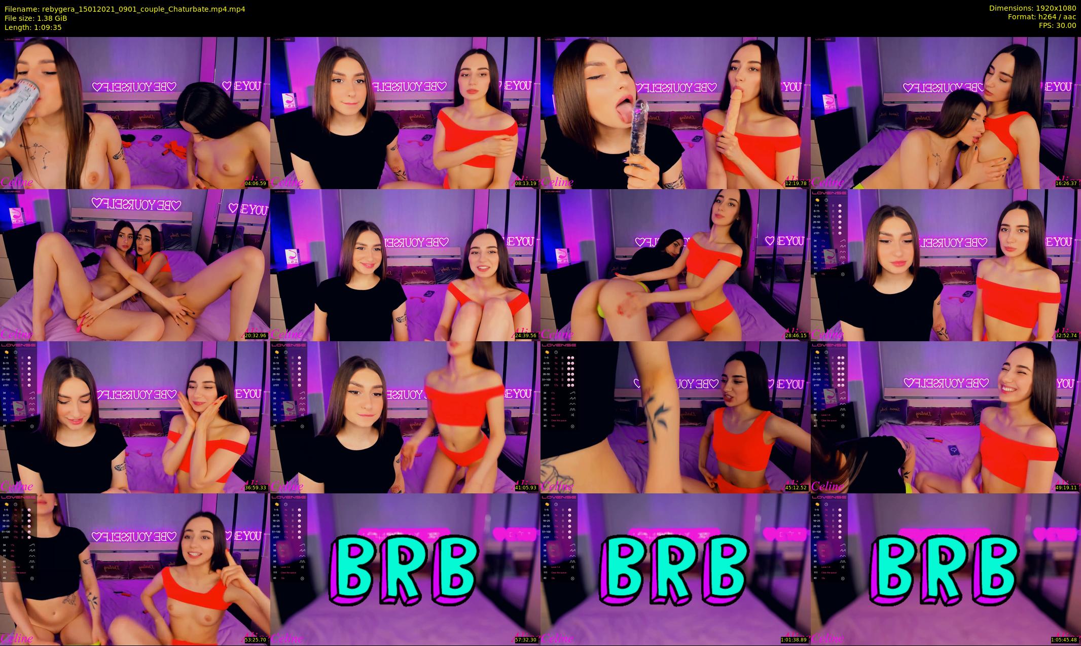 rebygera — 70 minute Chaturbate couple cam show recording, 1080p, Jan 15, 2021
