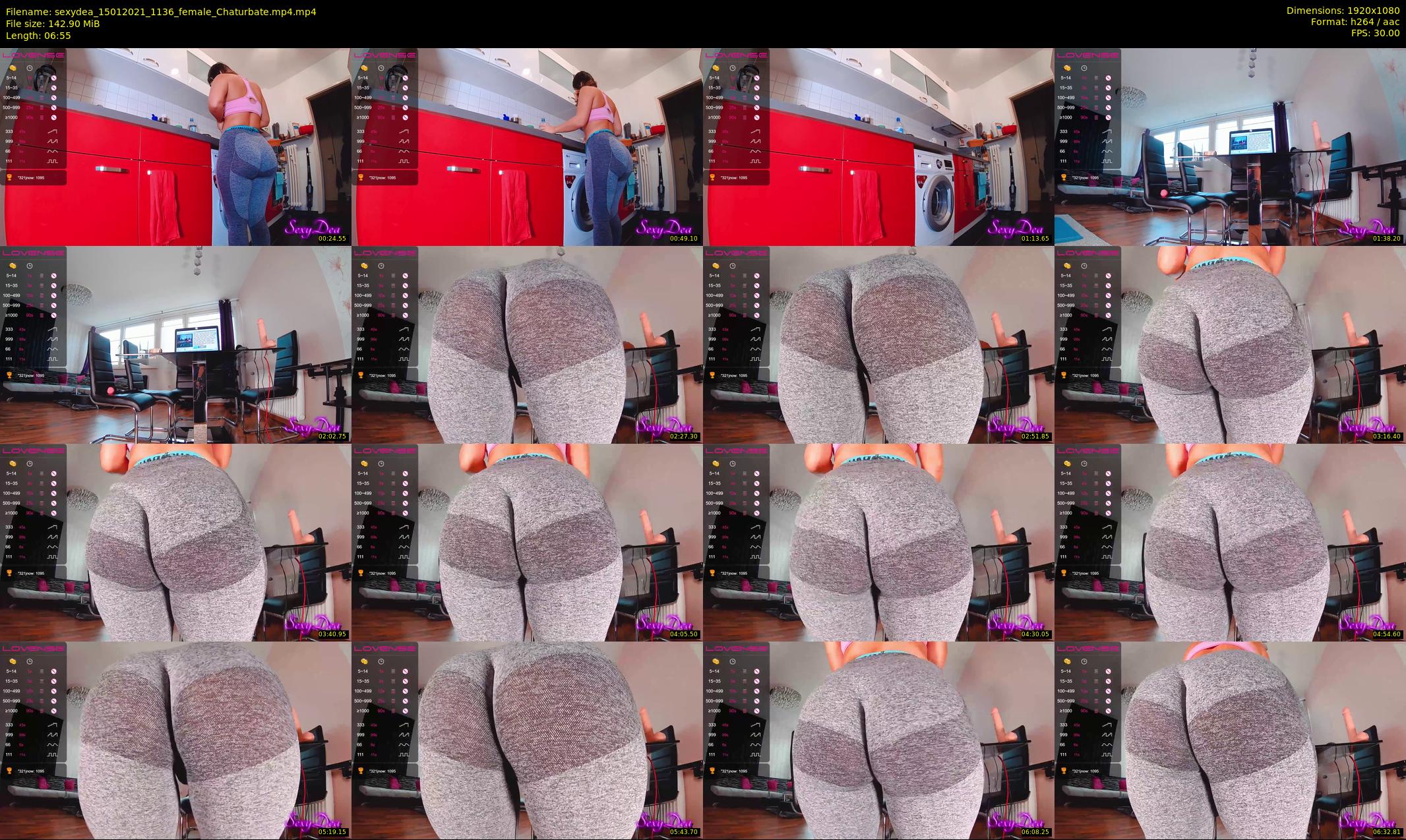 sexydea — 7 minute Chaturbate female cam show recording, 1080p, Jan 15, 2021