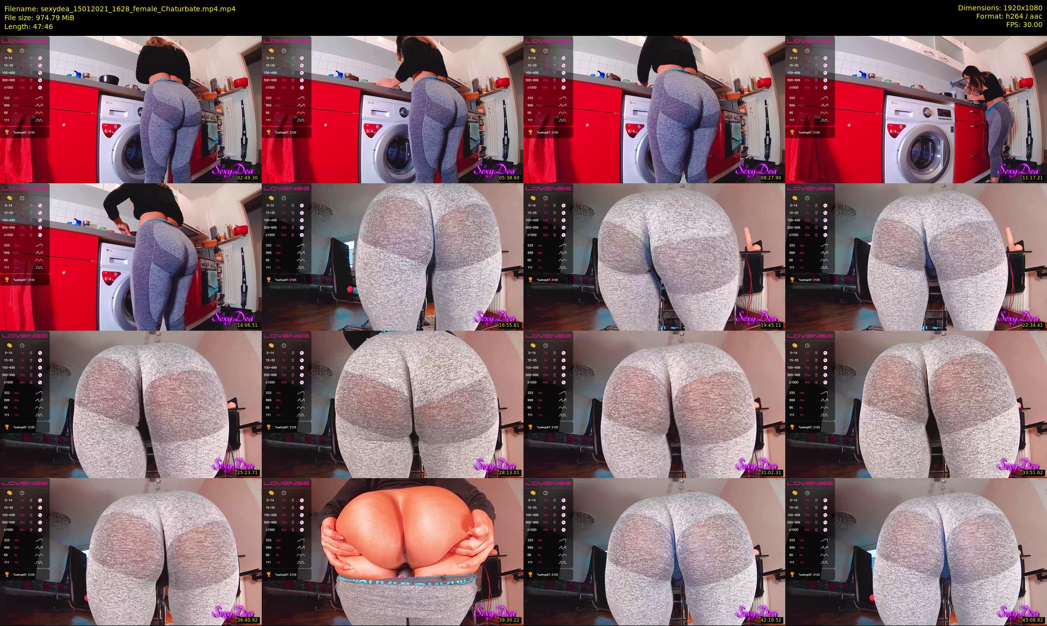 sexydea — 48 minute Chaturbate female cam show recording, 1080p, Jan 15, 2021