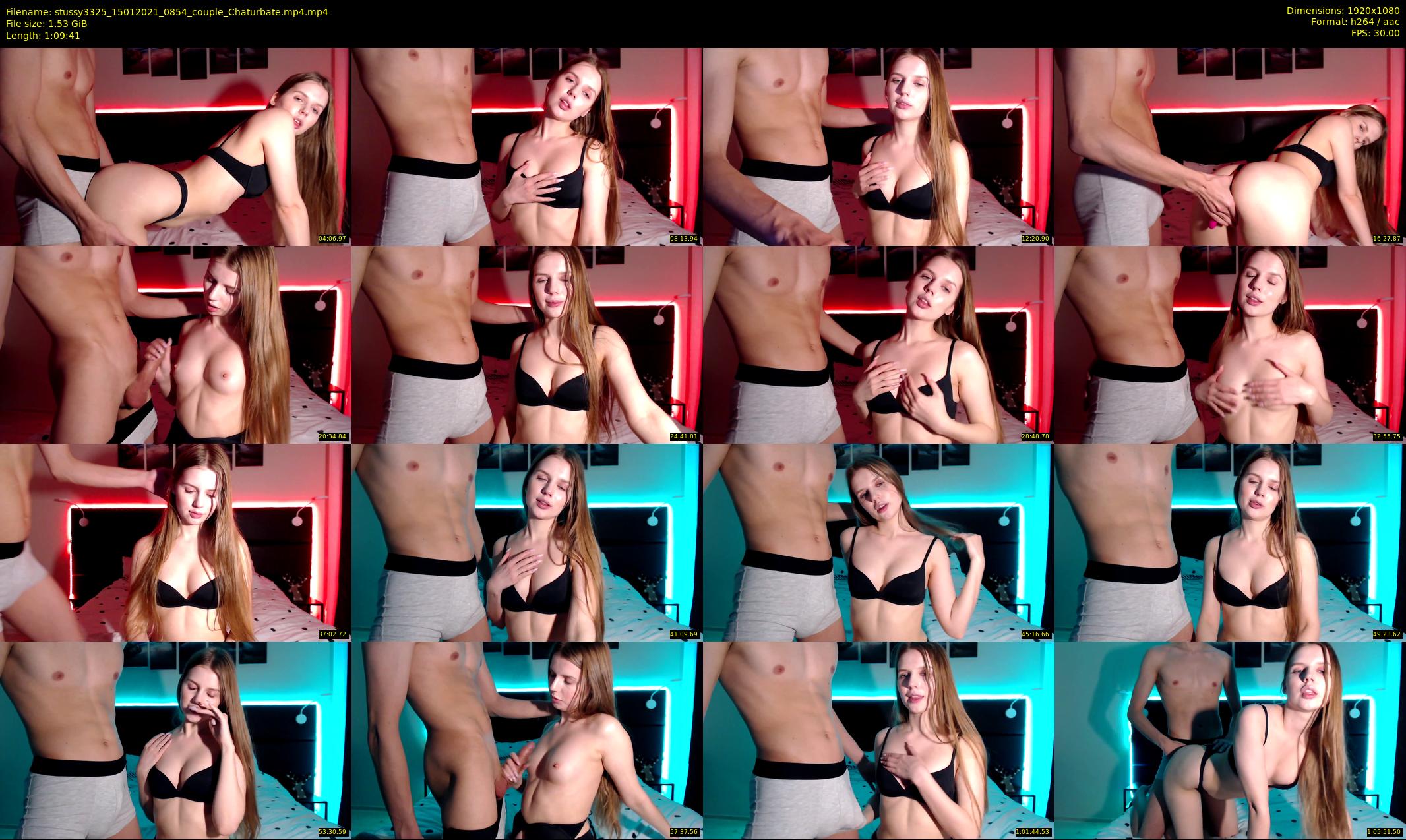 stussy3325 — 70 minute Chaturbate couple cam show recording, 1080p, Jan 15, 2021