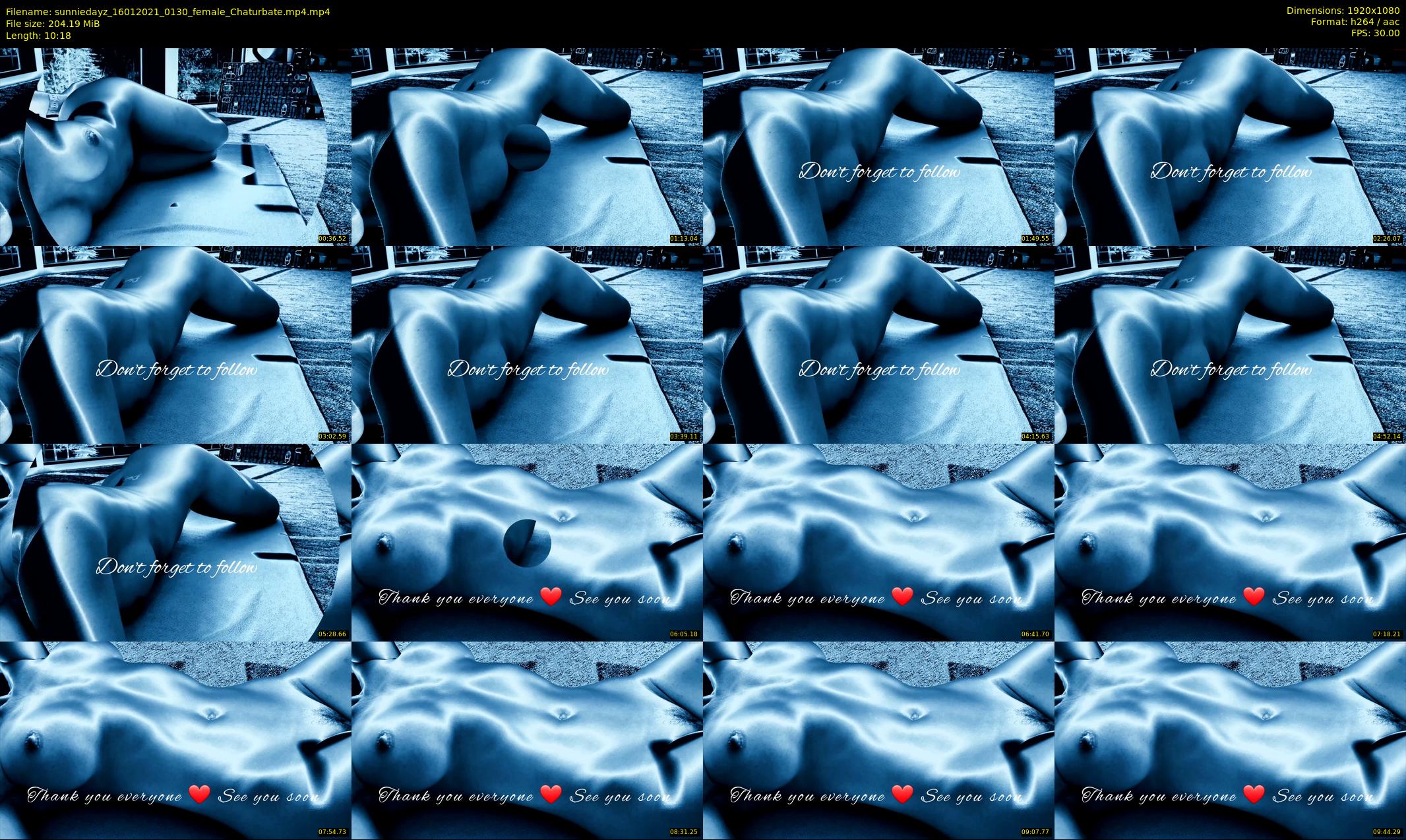 sunniedayz — 11 minute Chaturbate female cam show recording, 1080p, Jan 16, 2021