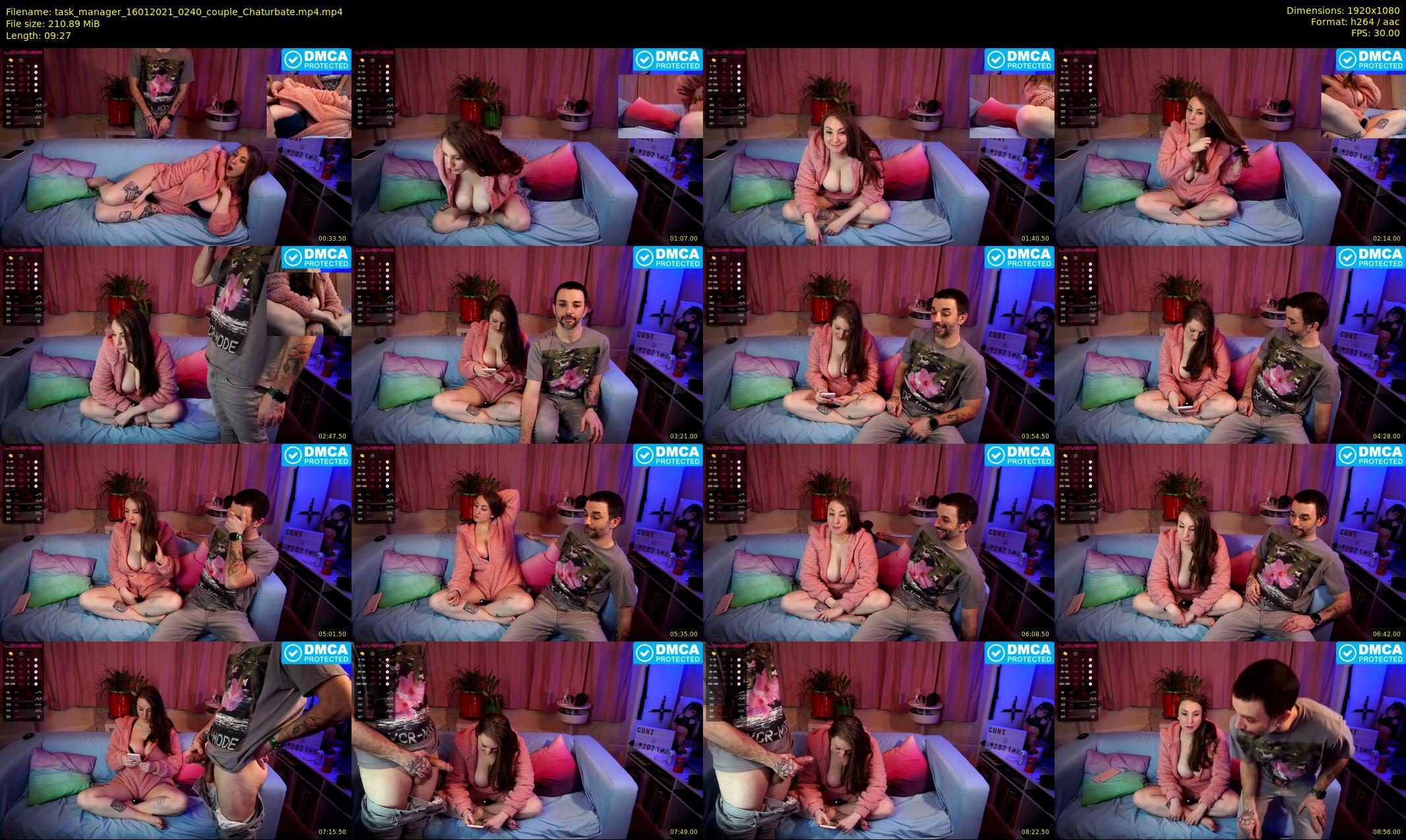 task_manager — 10 minute Chaturbate couple cam show recording, 1080p, Jan 16, 2021