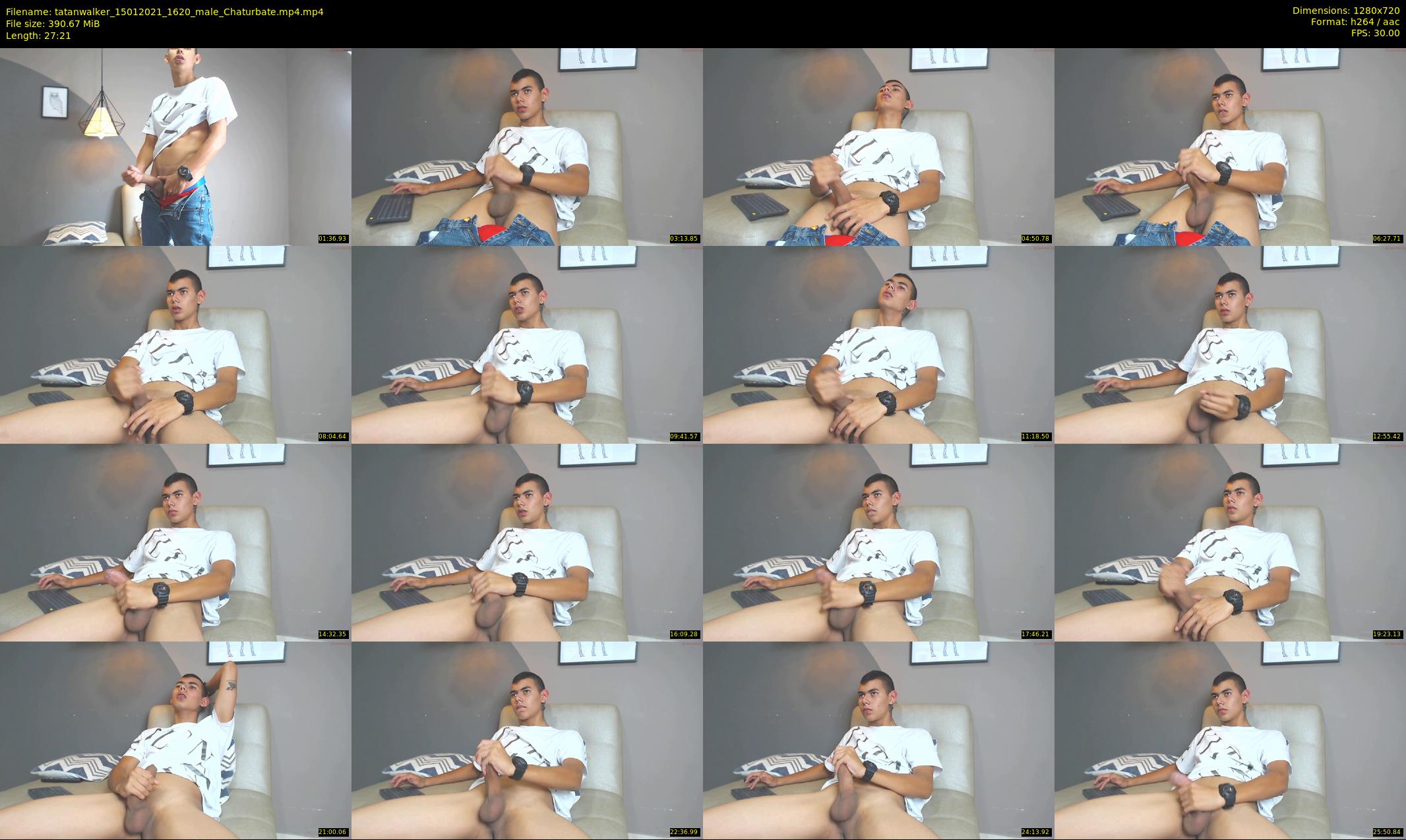 tatanwalker — 28 minute Chaturbate male cam show recording, 720p, Jan 15, 2021