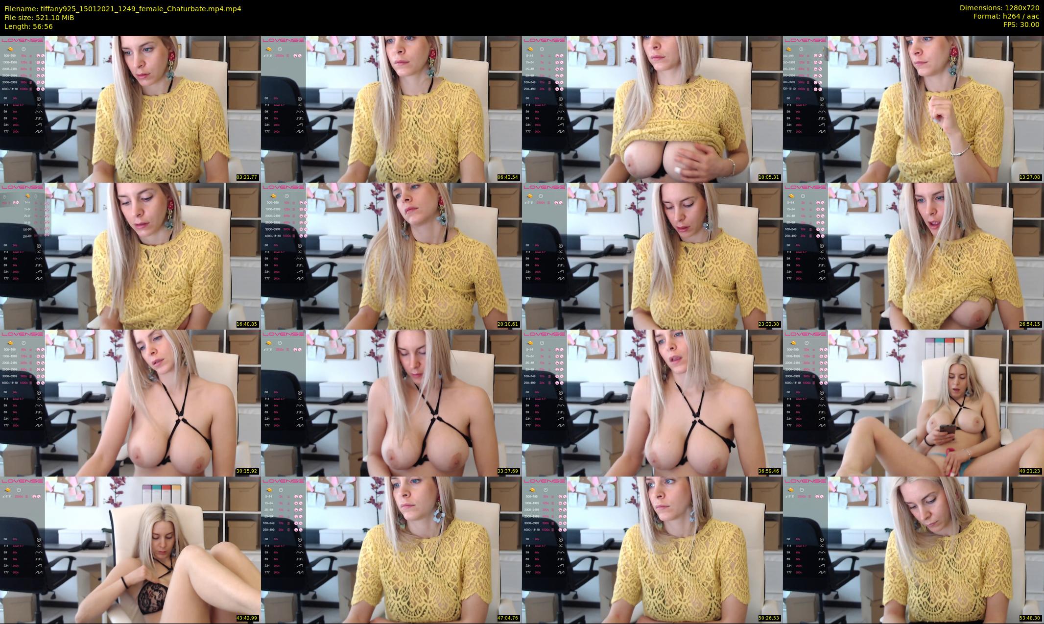 tiffany925 — 57 minute Chaturbate female cam show recording, 720p, Jan 15, 2021