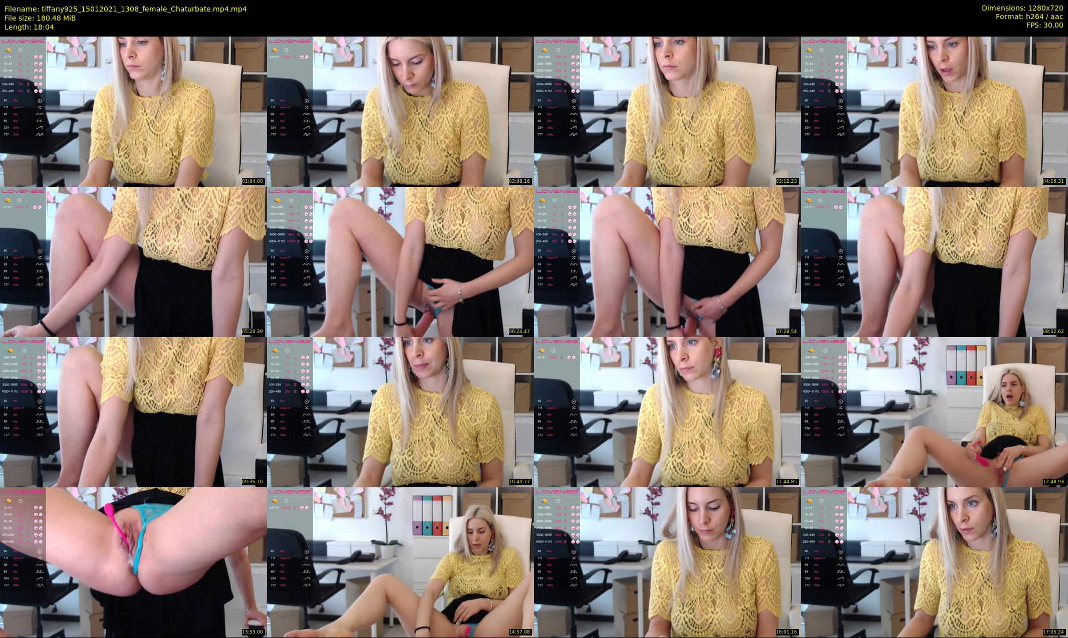 tiffany925 — 19 minute Chaturbate female cam show recording, 720p, Jan 15, 2021