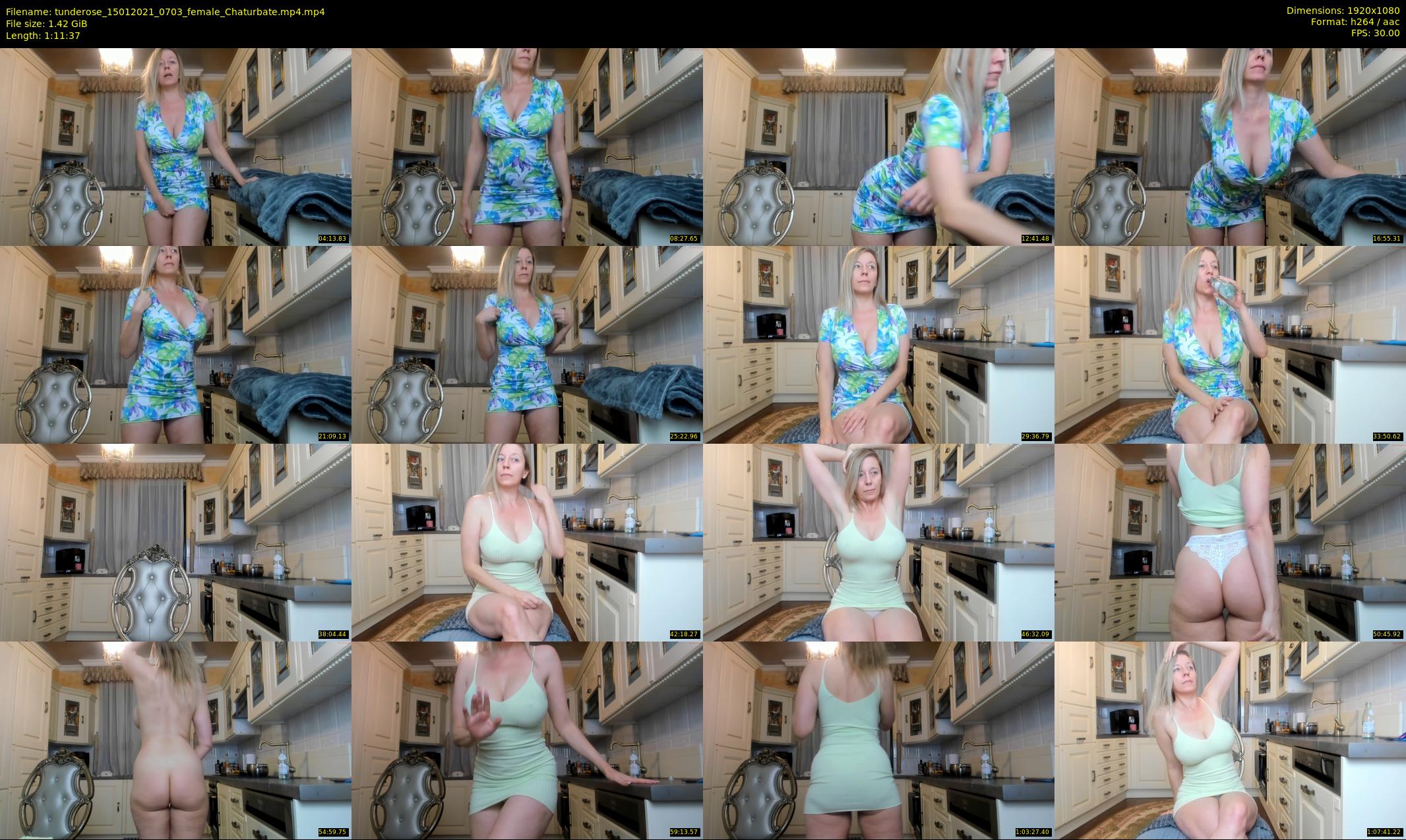 tunderose — 72 minute Chaturbate female cam show recording, 1080p, Jan 15, 2021