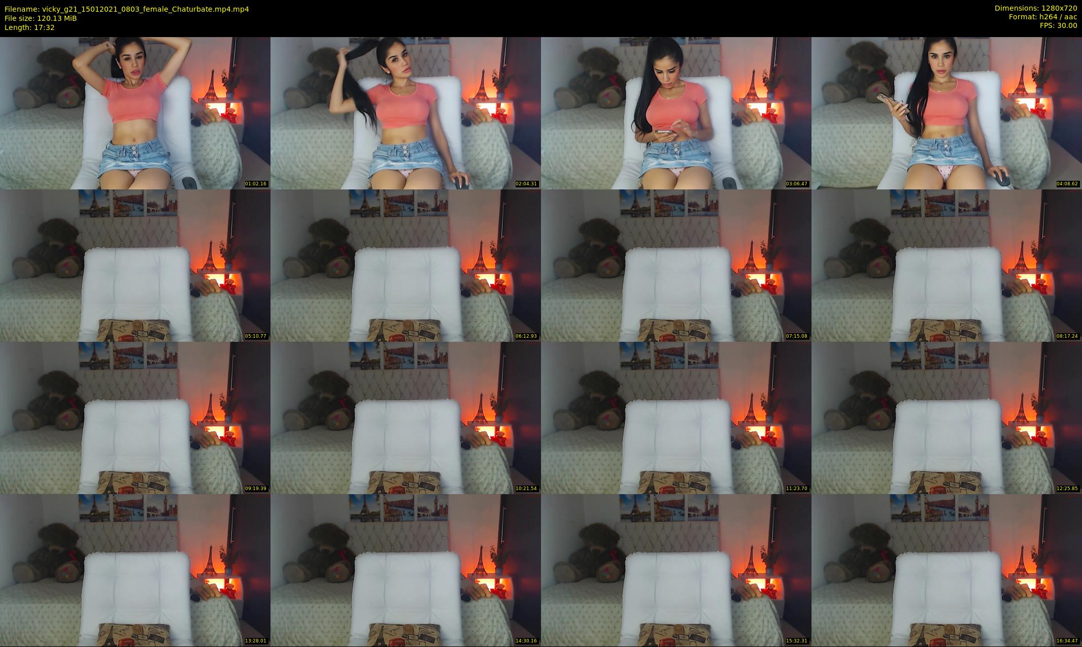vicky_g21 — 18 minute Chaturbate female cam show recording, 720p, Jan 15, 2021