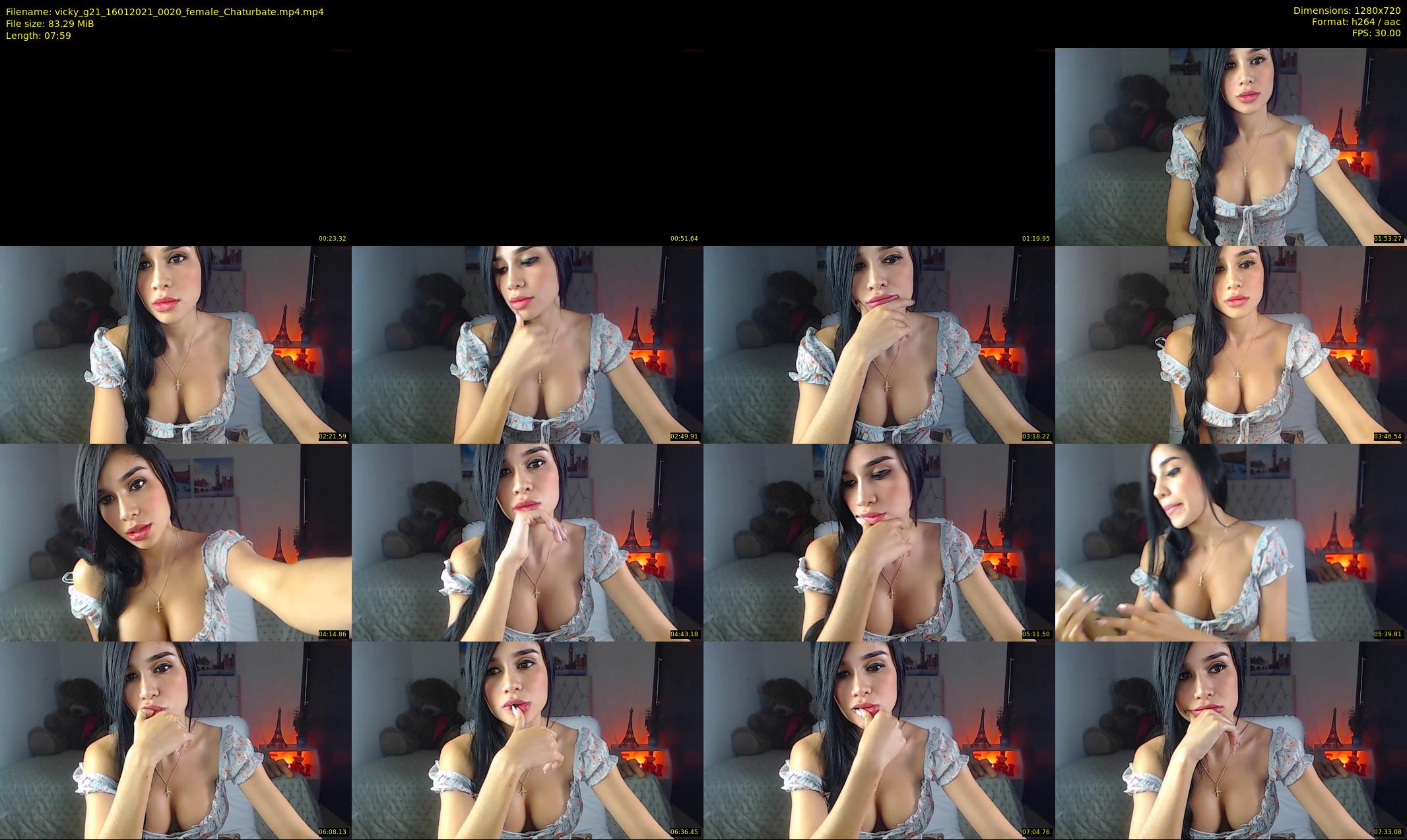 vicky_g21 — 8 minute Chaturbate female cam show recording, 720p, Jan 16, 2021